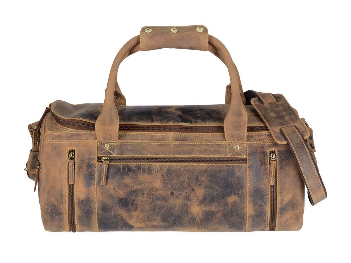 Greenburry Reisetasche Vintage, Weekender, Leder, Sporttasche