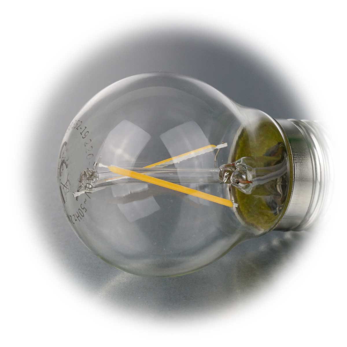 STAR TRADING LED-Leuchtmittel E27 Filament LED Birne warmweiß 2700K 150lm 360°, warmweiß