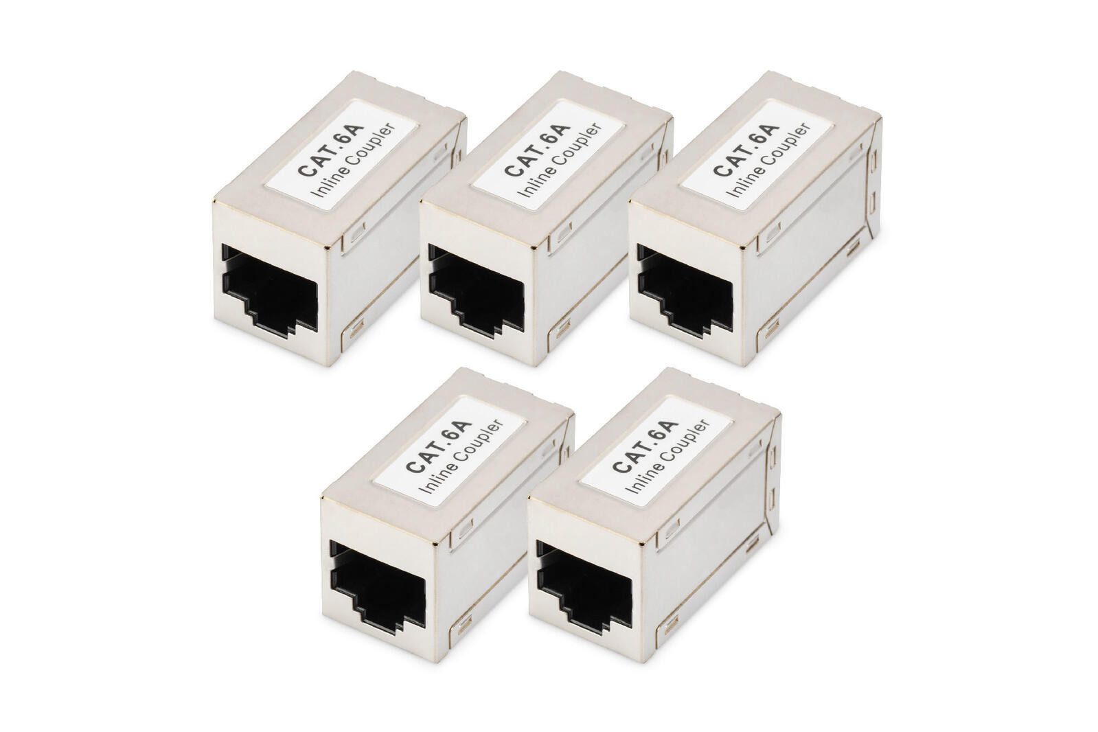 Digitus CAT 6A Modulare Kupplung, geschirmt - 5 Stk. Netzwerk-Switch
