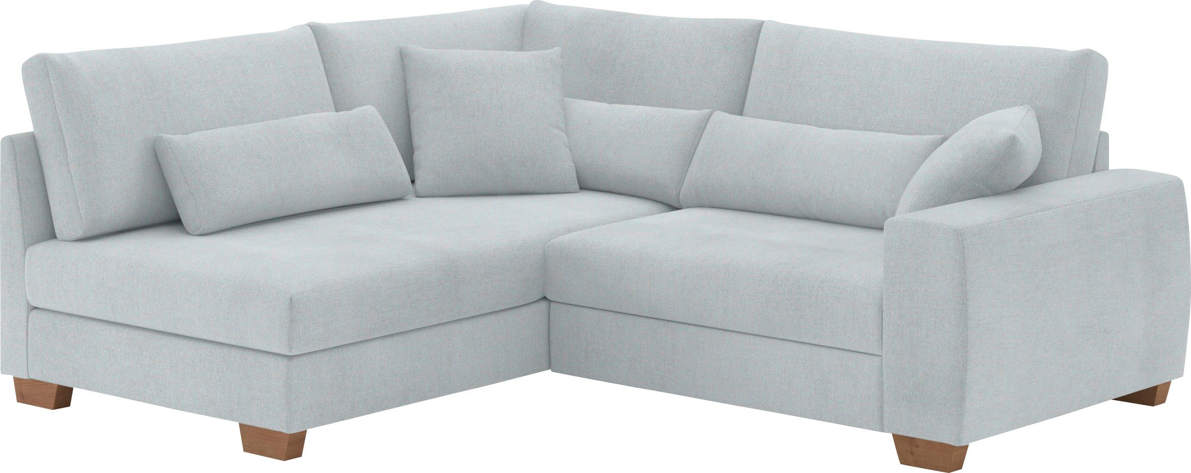 Mr. Couch Ecksofa "Helena L-Form", Mit Federkern, wahlweise mit Bettfunktio günstig online kaufen