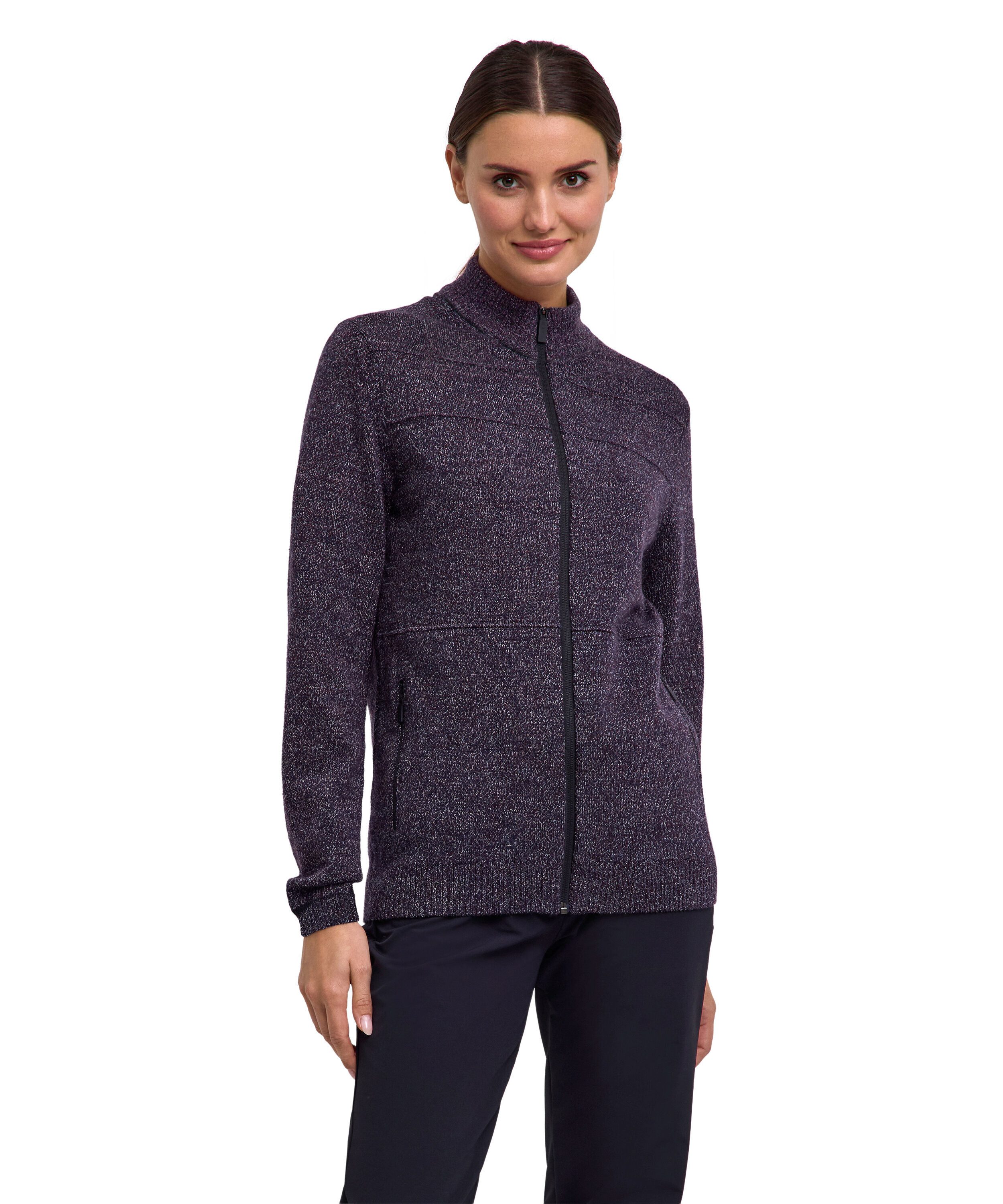 FALKE Trekkingjacke FALKE Melange Knit Trekking Damen