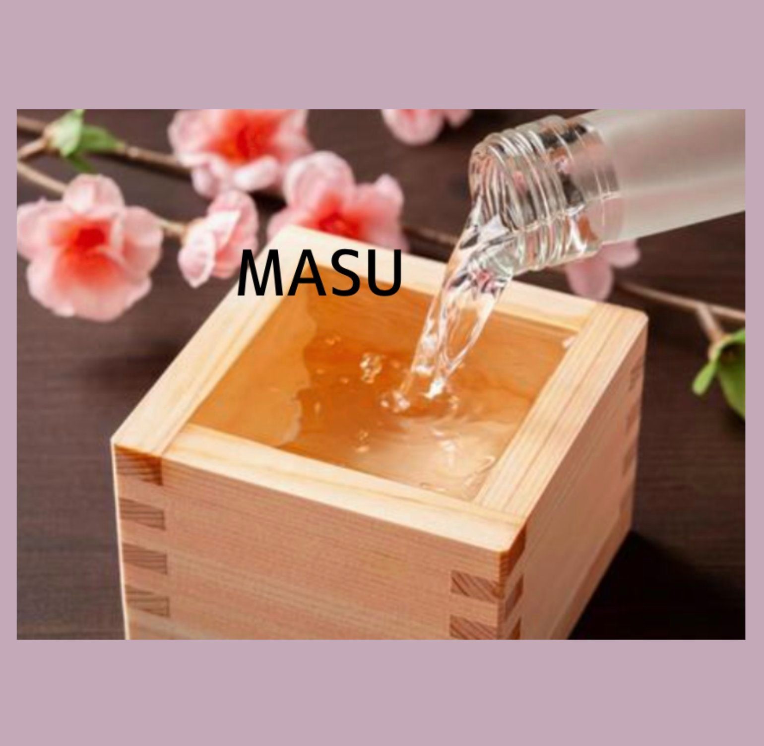 Feuerwerk-Motiv Sake MASU mit in Glas Japan GLASS Made Japanisches ISHIZUKA Becher