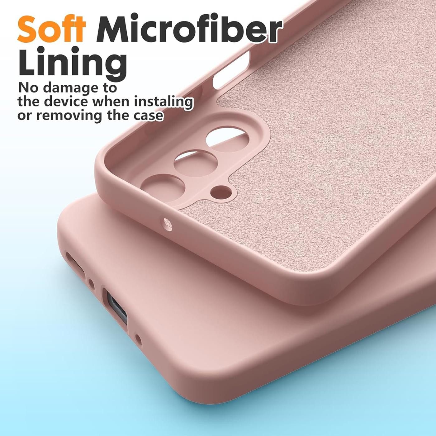 CoolGadget Handyhülle Silikon Colour Series Slim Case für Samsung Galaxy A26 5G 6,7 Zoll, Hülle weich Handy Cover für Samsung A26 5G Schutzhülle – Bild 4 von 5