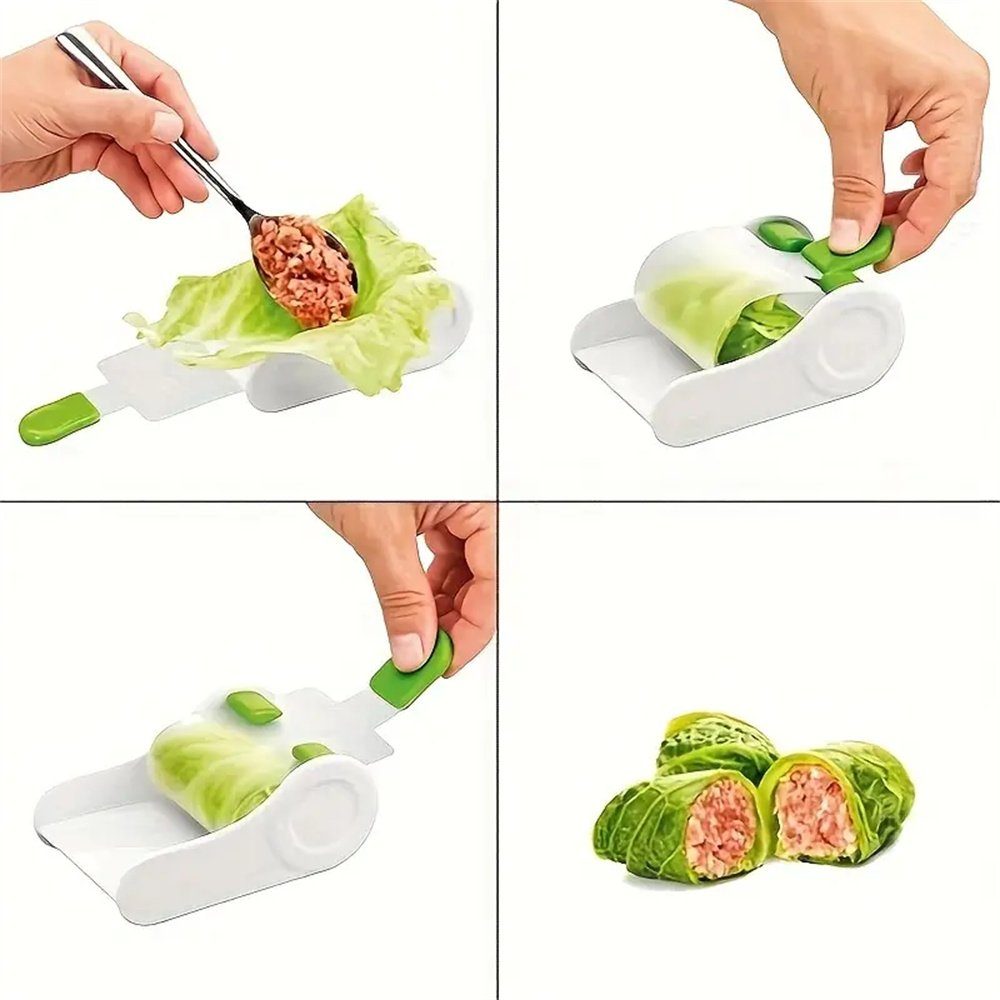 Sushi-Roller Fleisch-Sushi-Kit, Sushi- Gemüserollenform, und TUABUR DIY-Rollwerkzeug