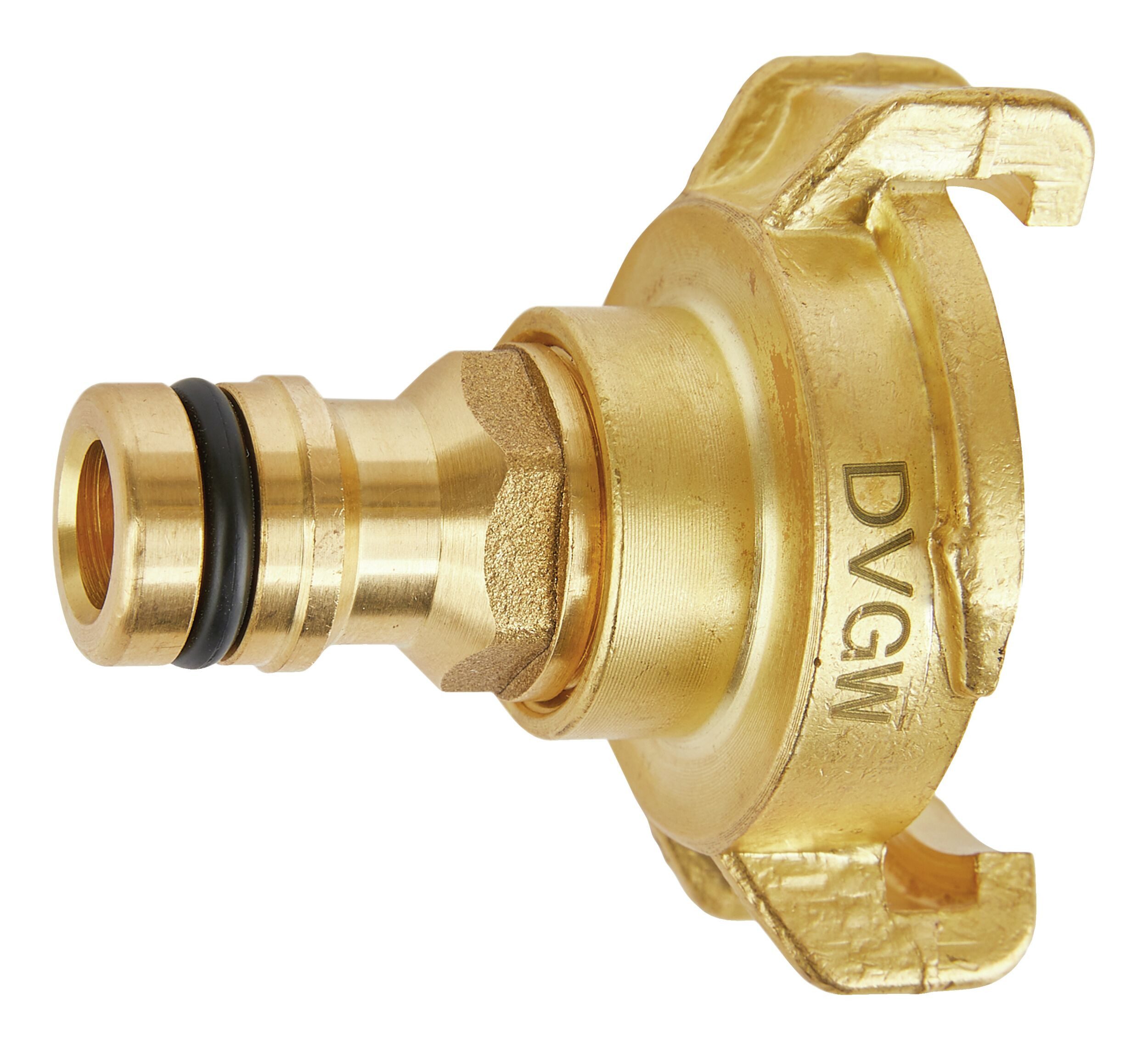 GEKA Schlauchverbinder, Plus Stecksystem-Übergangsstück Klaue und Stecker MS DVGW