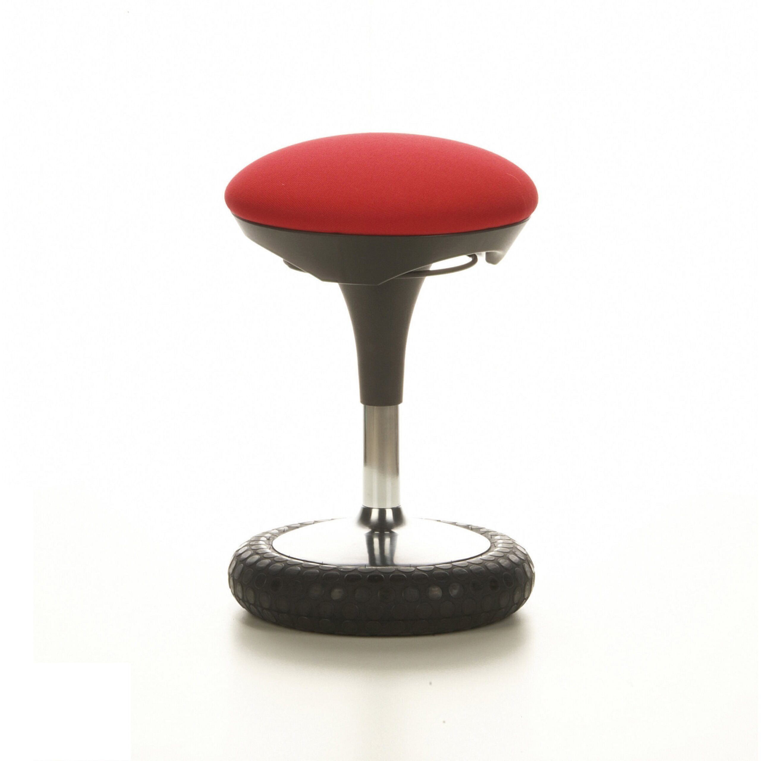 TOPSTAR Stehhilfe SITNESS 20 Arbeitshocker Stoff Höhe 44.0 - 54.0 cm, Fitness-Hocker höhenverstellbar, bewegliche Sitzfläche