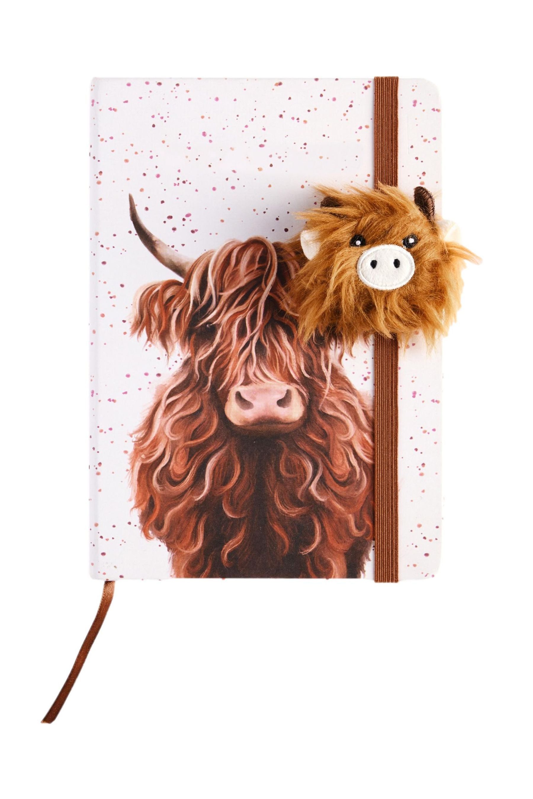 Next Notizbuch A 5 liniertes Notizbuch, Hochlandrind Hamish