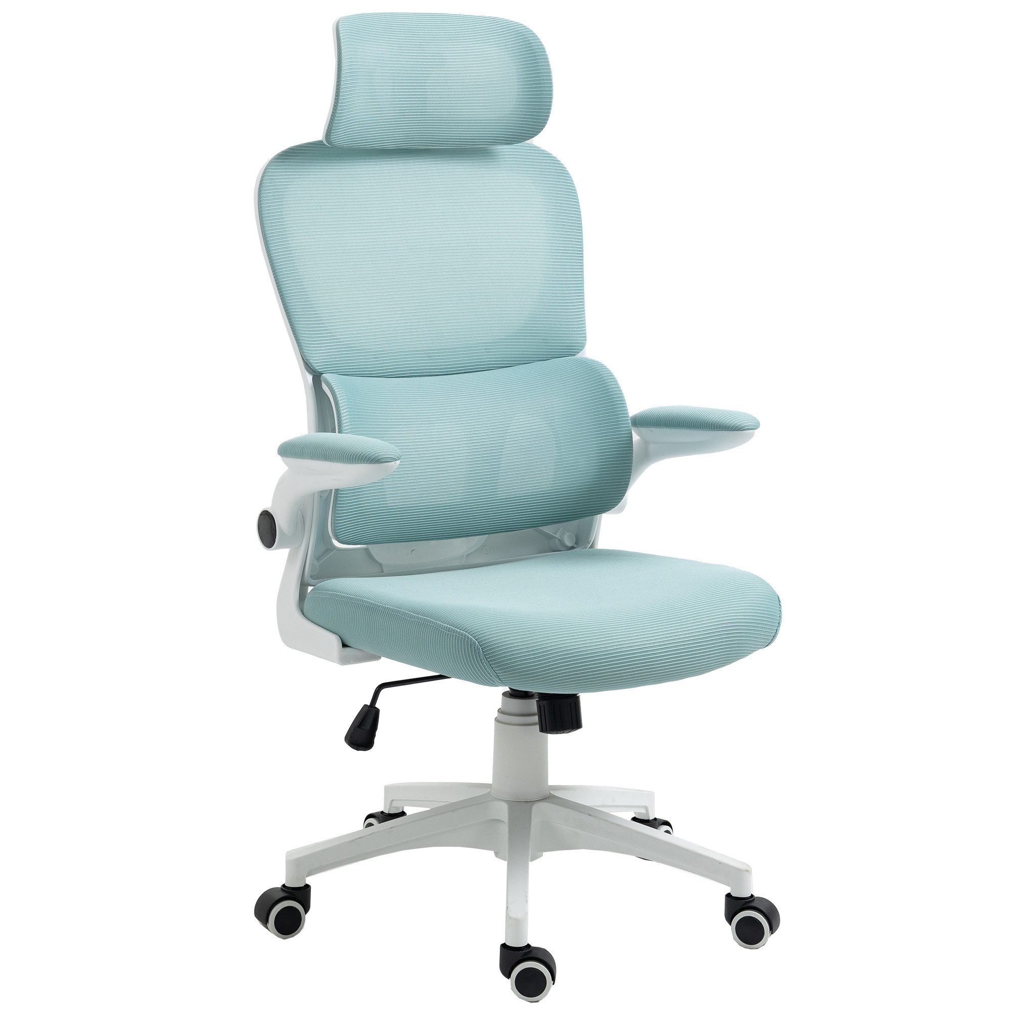 TRISENS Drehstuhl Bruno (1 Stück), Drehstuhl in moderner Mesh-Optik mit ergonomischer Rückenlehne