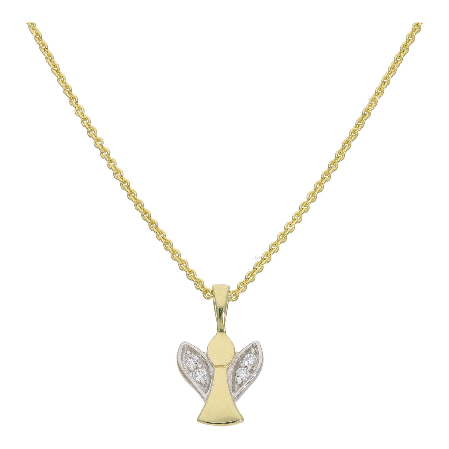JuwelmaLux Engelanhänger Anhänger Schutzengel Silber 925 Gold plattiert Kinder JL20-02-1343 (1-tlg)