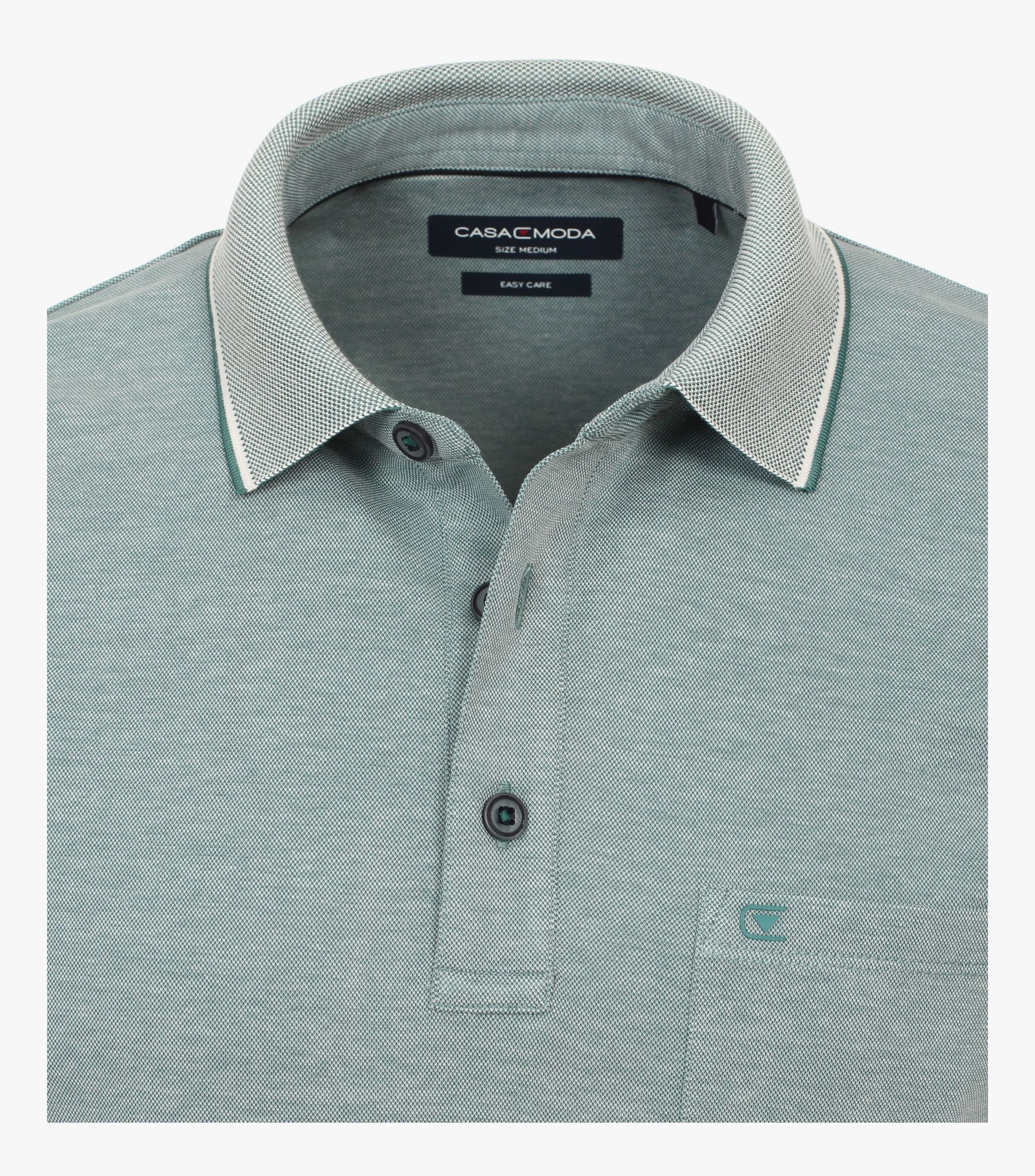 Passform 393Türkis 993106500 CASAMODA Normale Hochwertiger Baumwollmix, Poloshirt