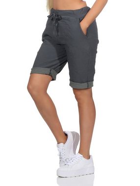 Aurela Damenmode Chinoshorts Kurze Damen Sommerhose Chino Shorts Jeans Bermuda