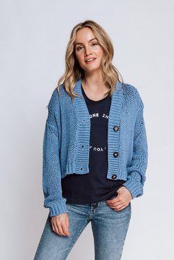 Zhrill Strickjacke Strickjacke GLORIA Blau (0-tlg)