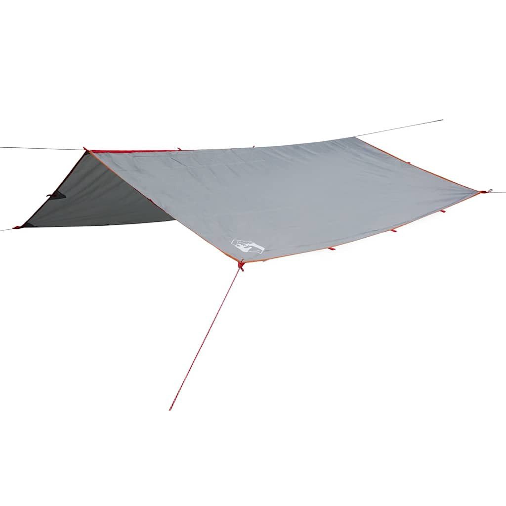vidaXL Tarp-Zelt Tarp Grau und Orange 500x294 cm Wasserdicht, (1 tlg)
