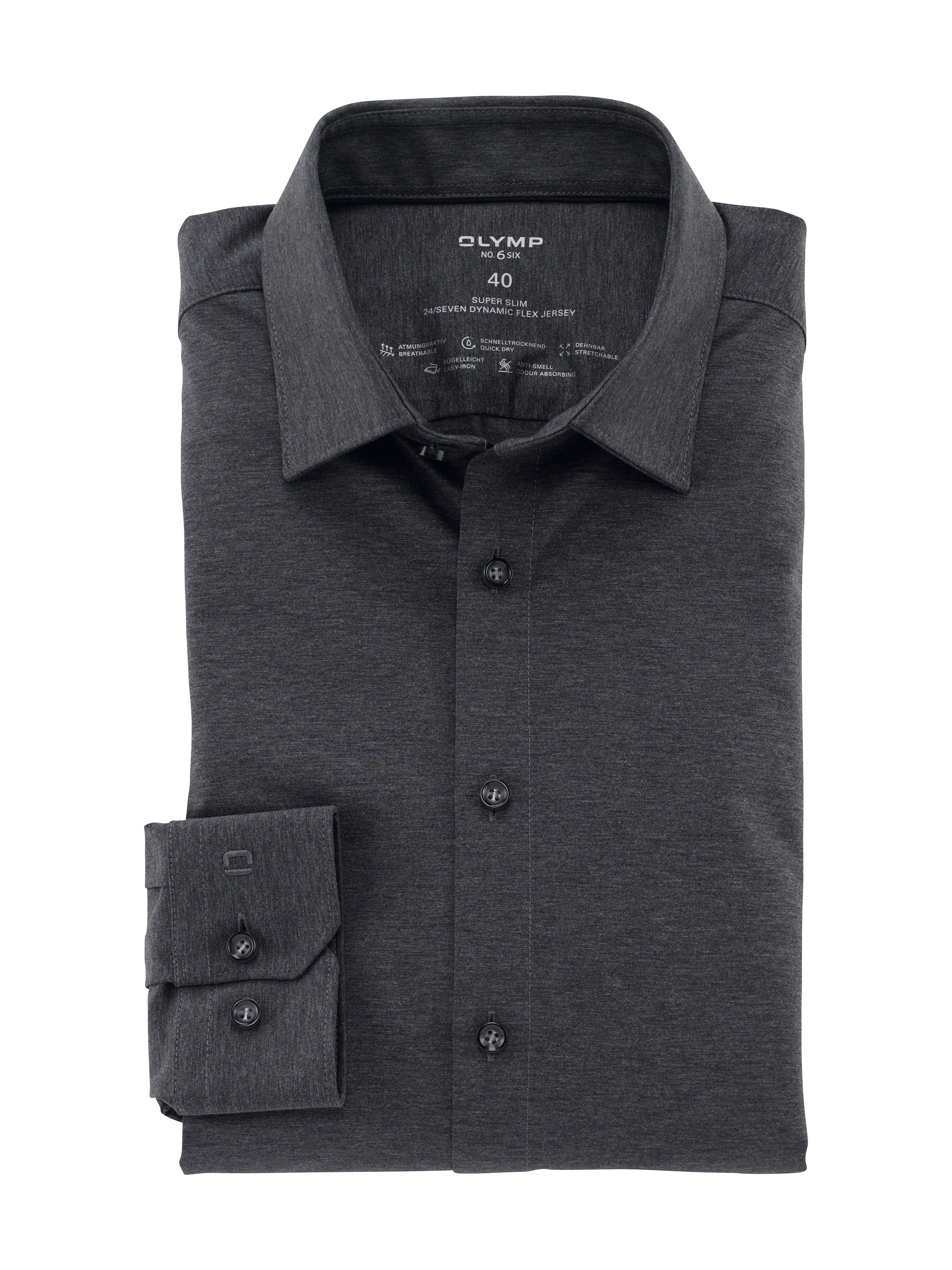 OLYMP Businesshemd No. Six 24/Seven super slim in bequemer Jersey-Qualität günstig online kaufen
