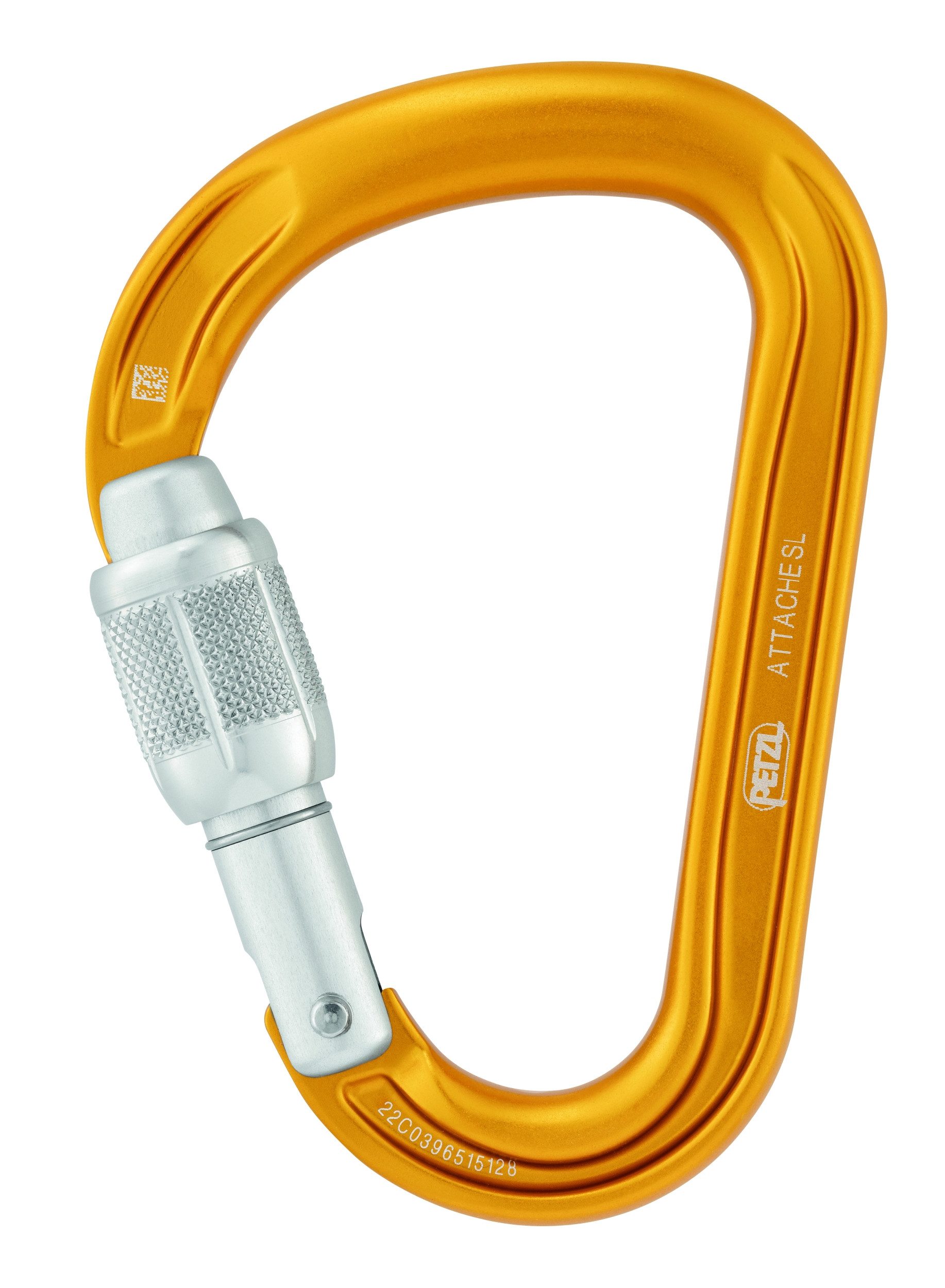 Petzl Karabiner Karabiner ATTACHE Screw-Lock Yellow