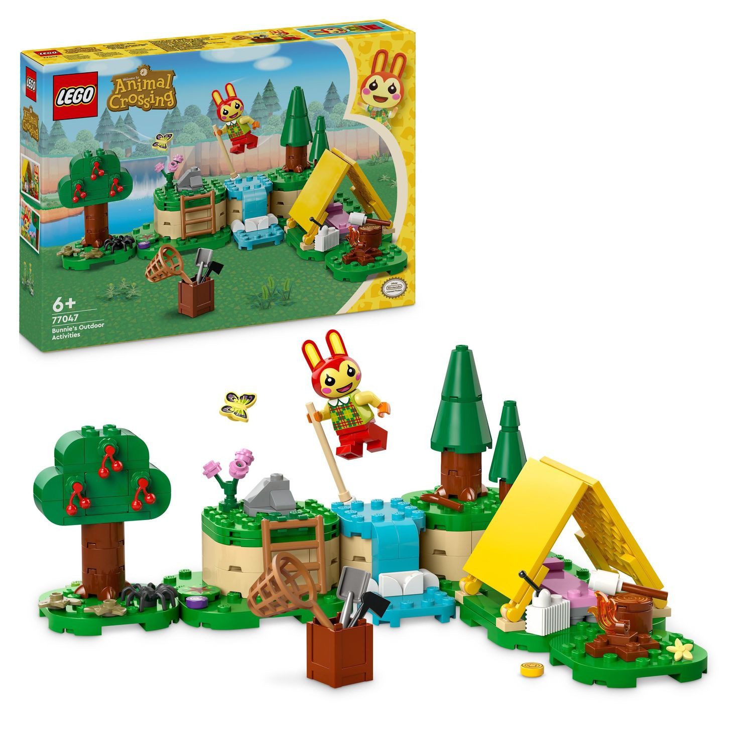 LEGO® Animal Crossing™ Mimmis Outdoor-Spaß Konstruktionsspielsteine, (Mimmis Outdoor-Spaß, Klemmbausteine), Made in Europe