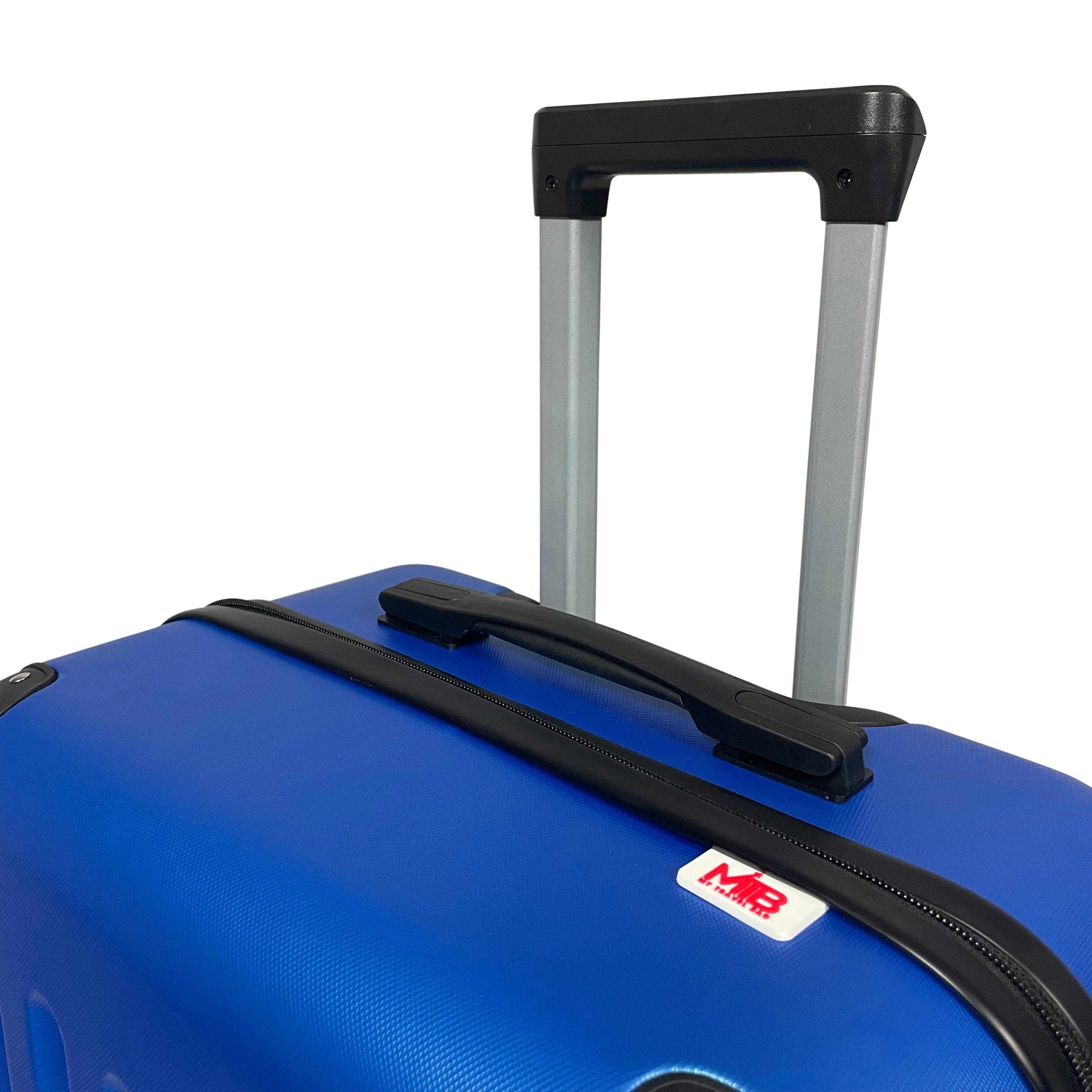 Koffer Zwillingsrollen 4 ABS oder Koffer M/L/XL Set Reisekoffer Hellblau MTB Trolley