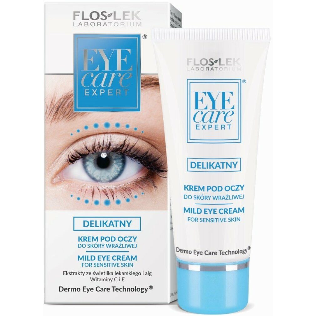 Floslek Augencreme FLOSLEK Eye Care Expert sanfte Augencreme für empfindliche Haut