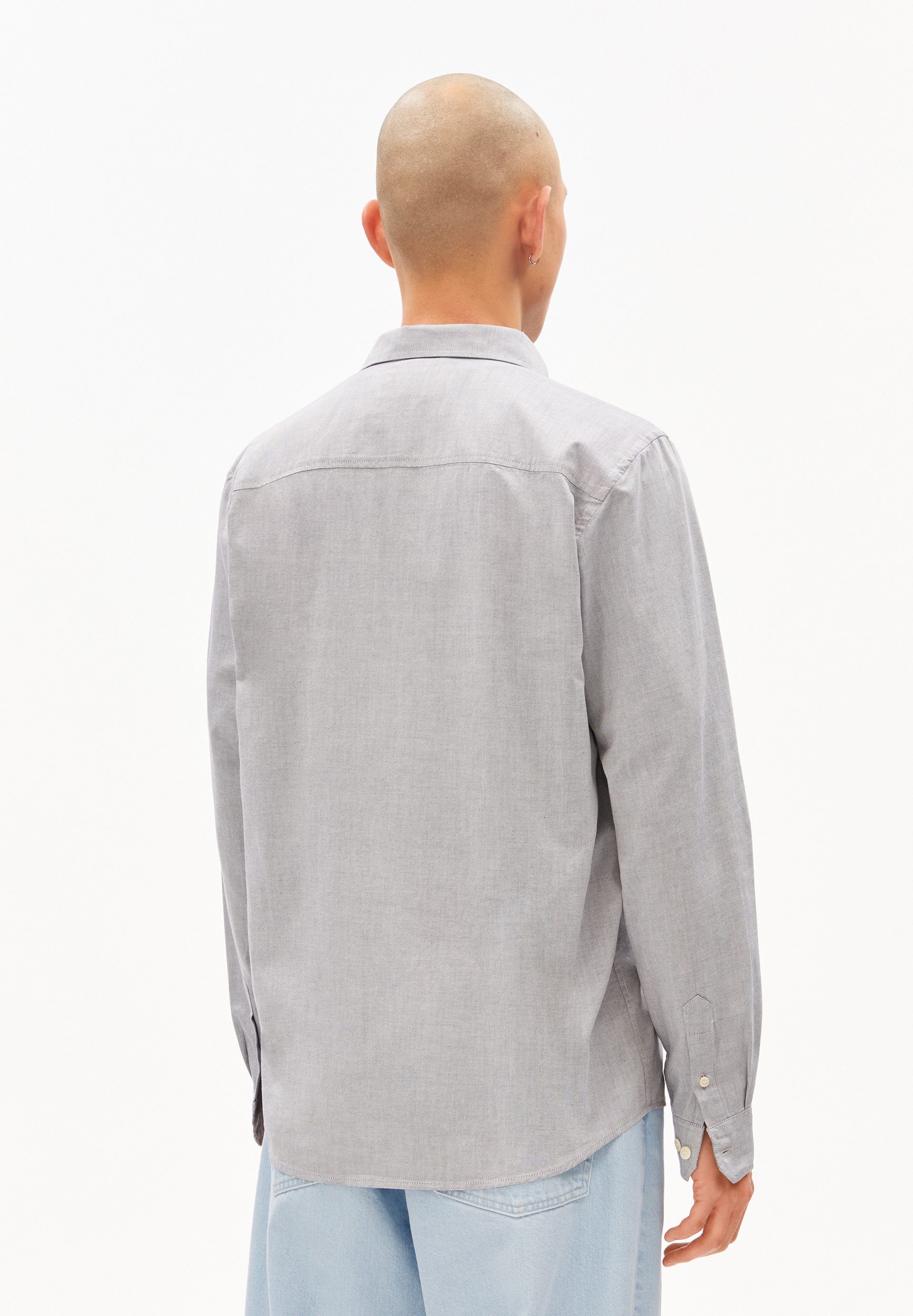 Armedangels Langarmhemd QUAASA Hemd aus Bio-Baumwolle (1-tlg., Regular Fit) Regular Fit