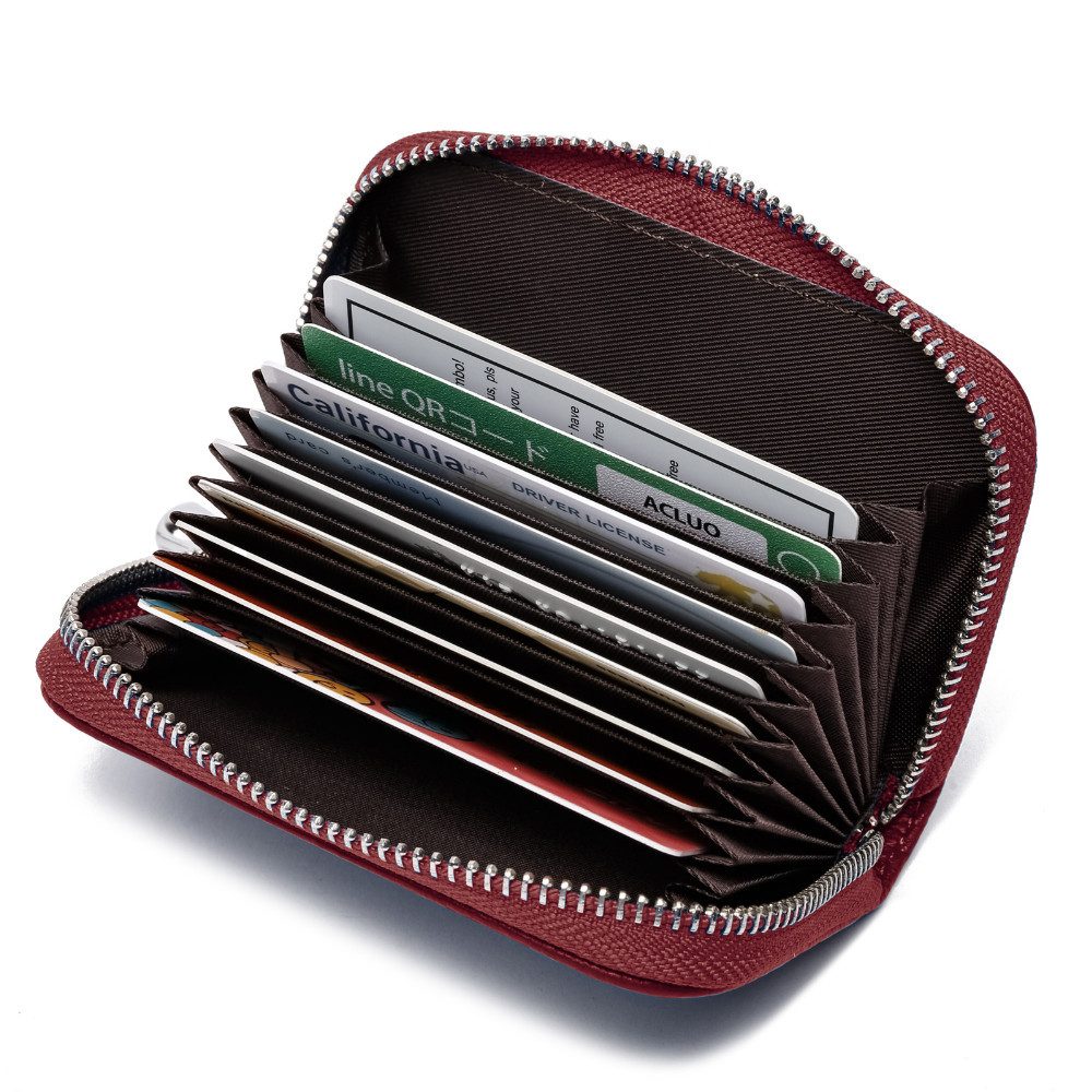 Fomax Geldbörse aus Leder, elegantes Kartenetui günstig online kaufen