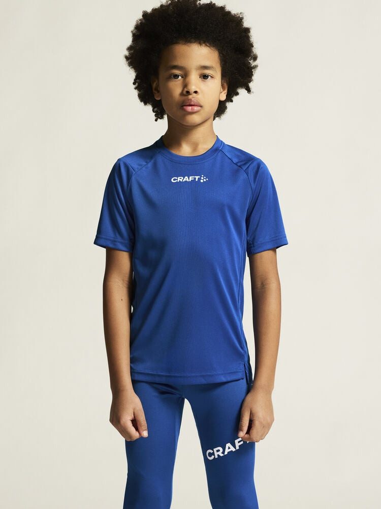 T-Shirt Rush 2.0 Tee (leicht, funktionell) kobaltblau Kinder