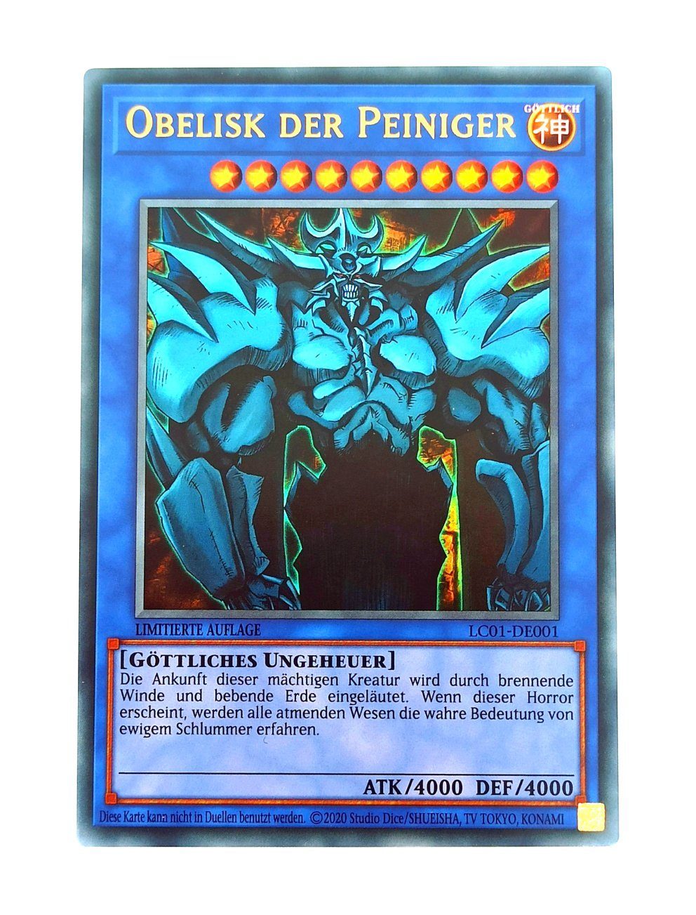 Konami Spiel Yu-Gi-Oh! Obelisk der Peiniger - LC01-DE001 - Limitierte Auflage - Ult