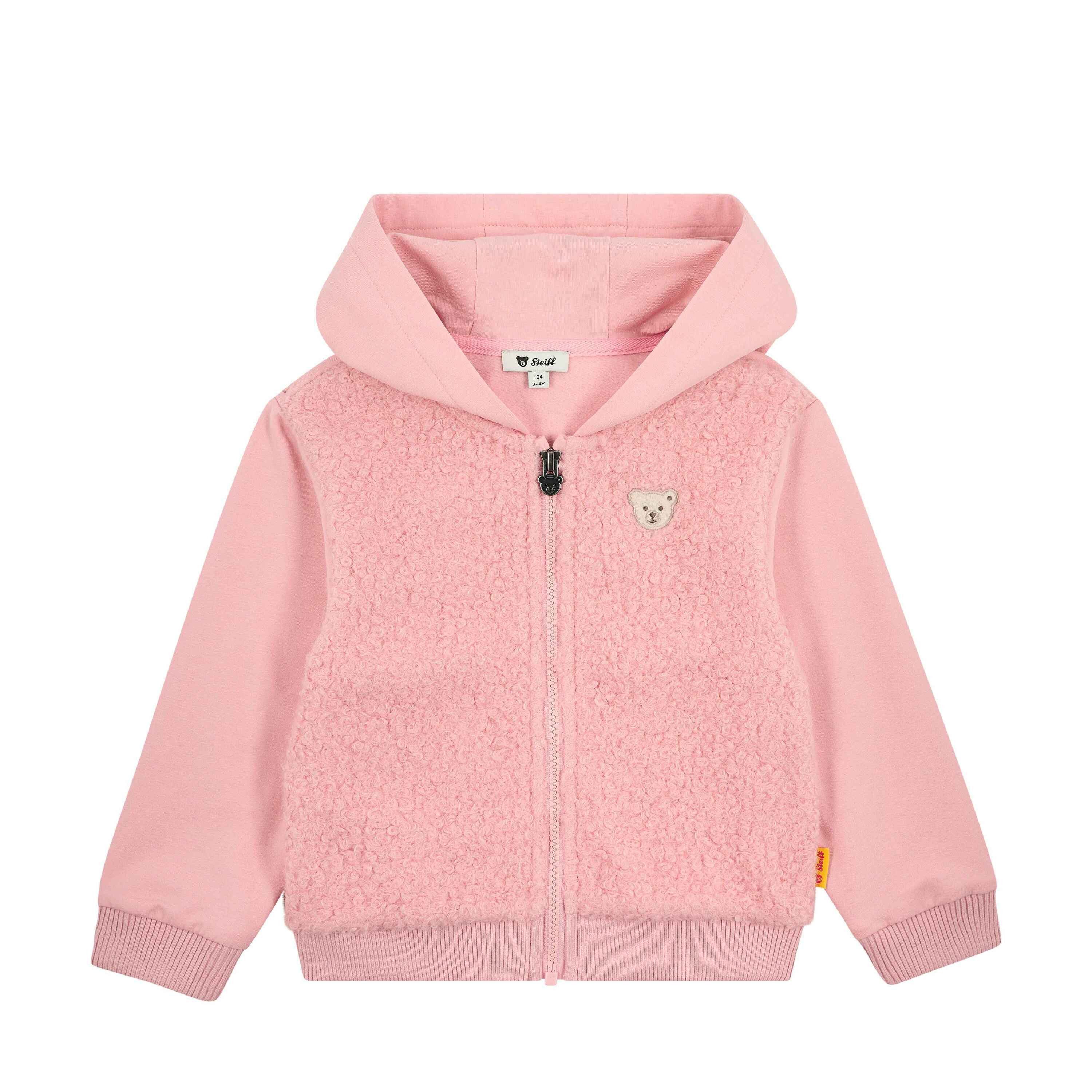 Steiff Sweatjacke Sweatjacke Winter Adventure, gefüttert