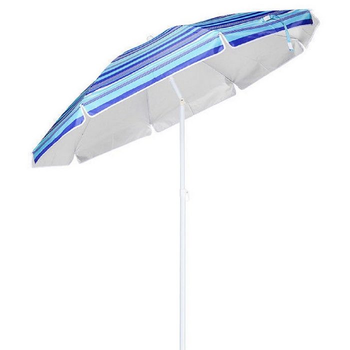 Meinposten Sonnenschirm blau rund 180 cm UV 50+ ohne Schirmständer abknickbar