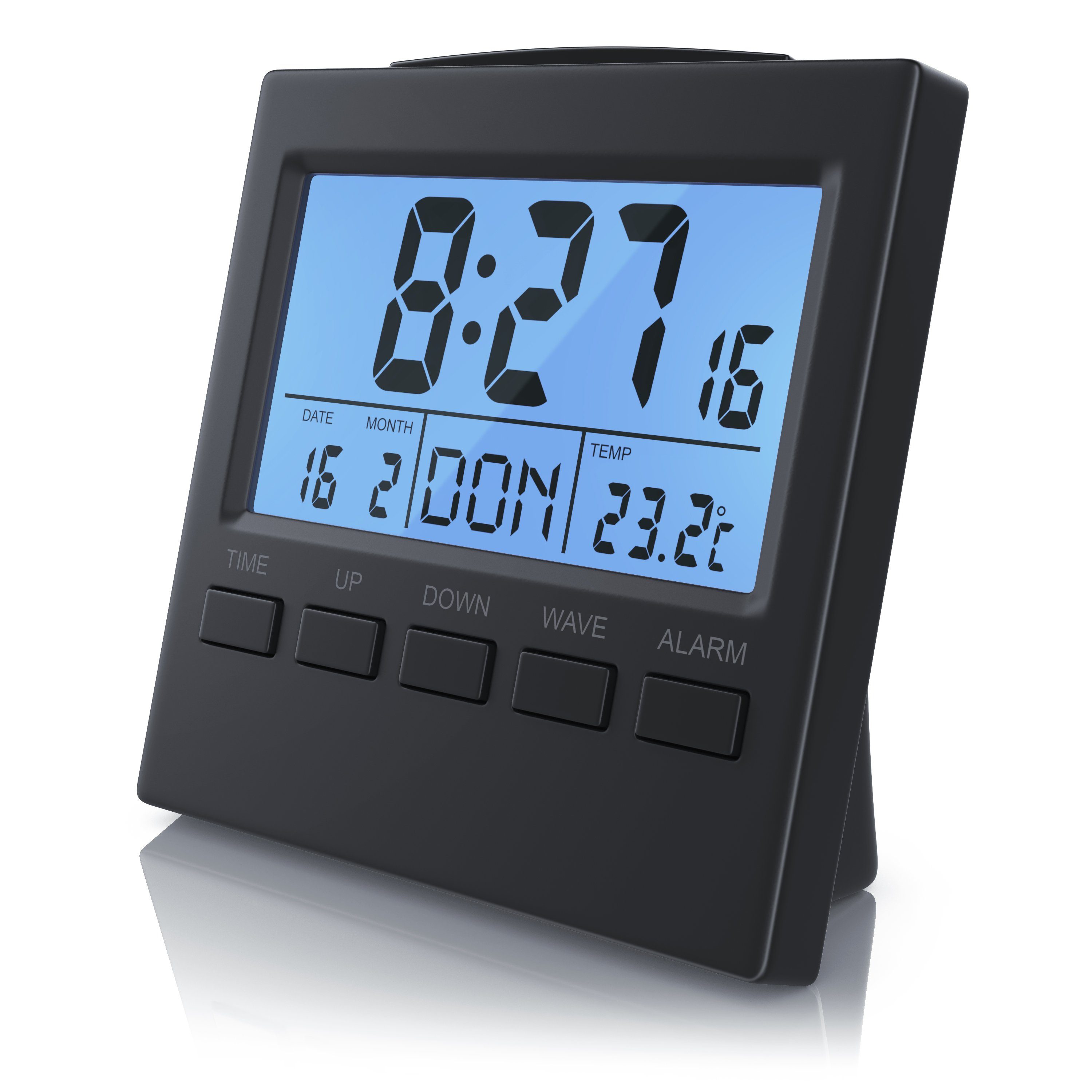 BEARWARE Wecker Digital-Funkwecker, Innen Temperaturanzeige, DCF-Funkuhr Da günstig online kaufen