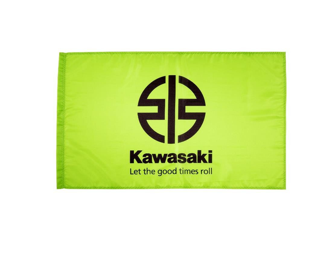 Kawasaki Fahne Kawasaki Fan Flagge Fahne grün Flag