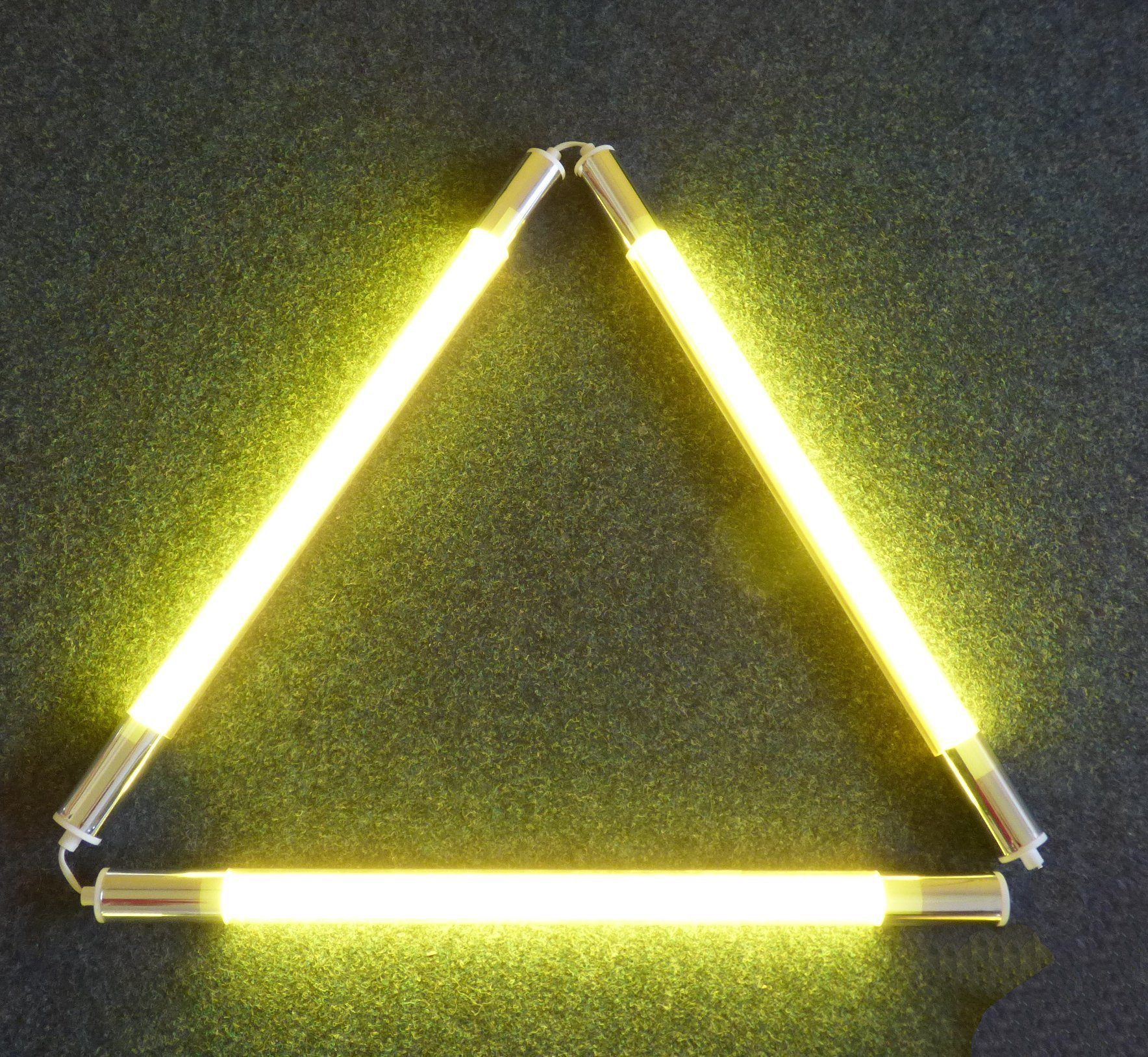 XENON LED Wandleuchte 9230 LED Stab Leuchte DEL 3 x 9 Watt Leuchtstäbe a 65 cm gelb, LED Röhre T8, Xenon / Gelb
