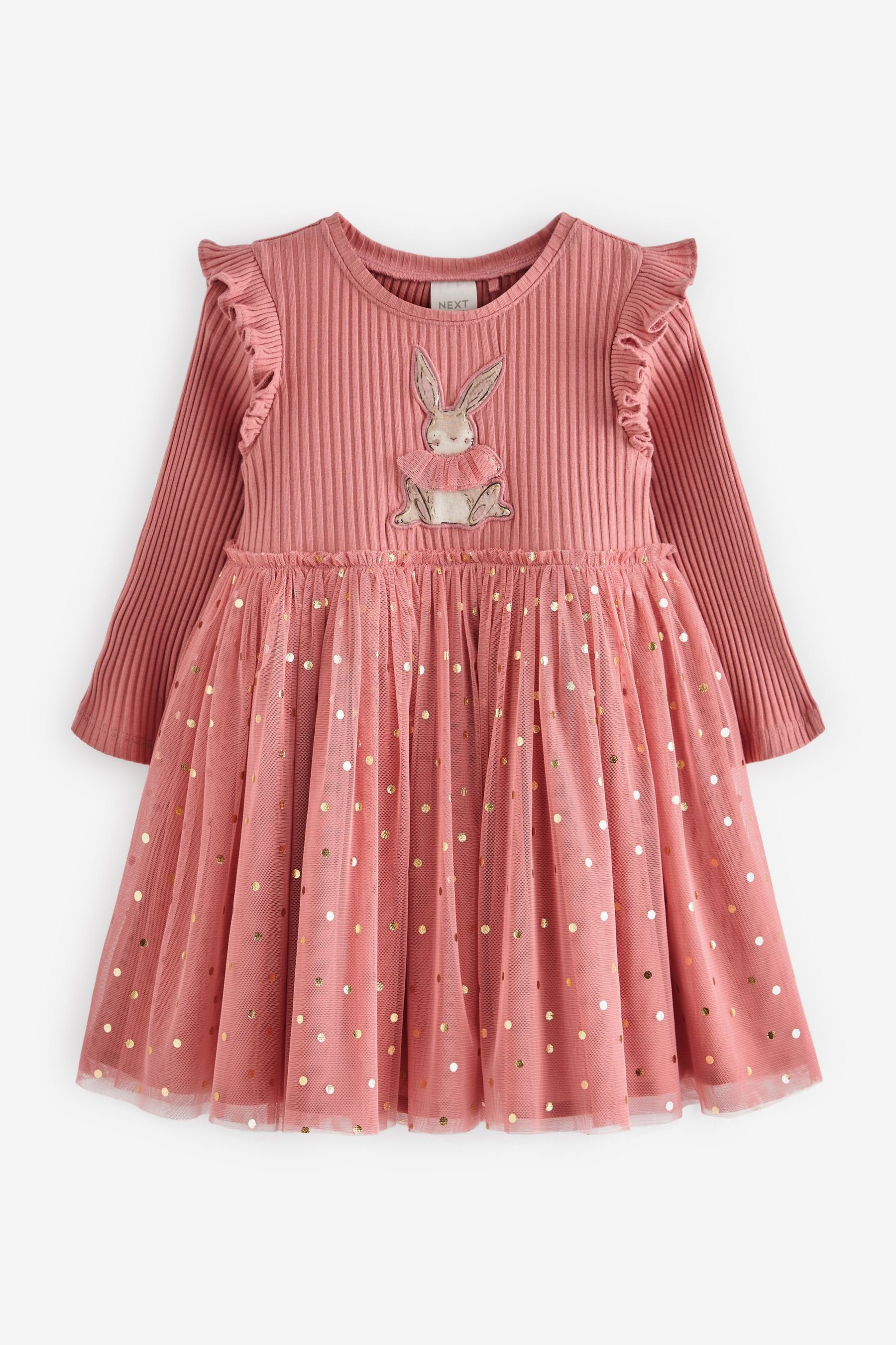 Motiv Next Pink mit Rabbit Tüllkleid (1-tlg) Tutu-Kleid