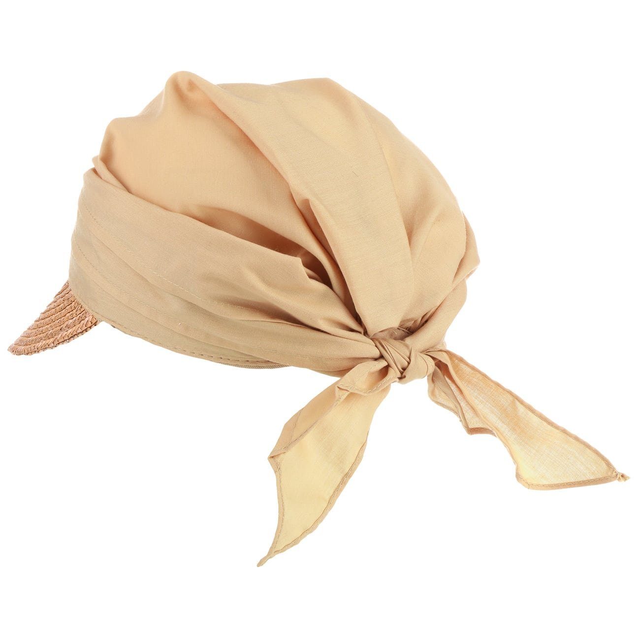 Visor beige mit Strohcap (1-St) Seeberger Schirm