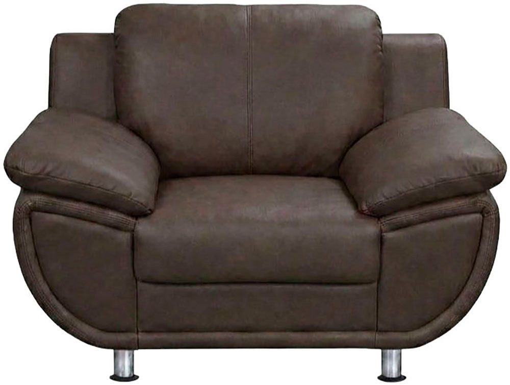 TRENDMANUFAKTUR Sessel Sessel, Big-Sessel wahlweise mit Federkern, bequem