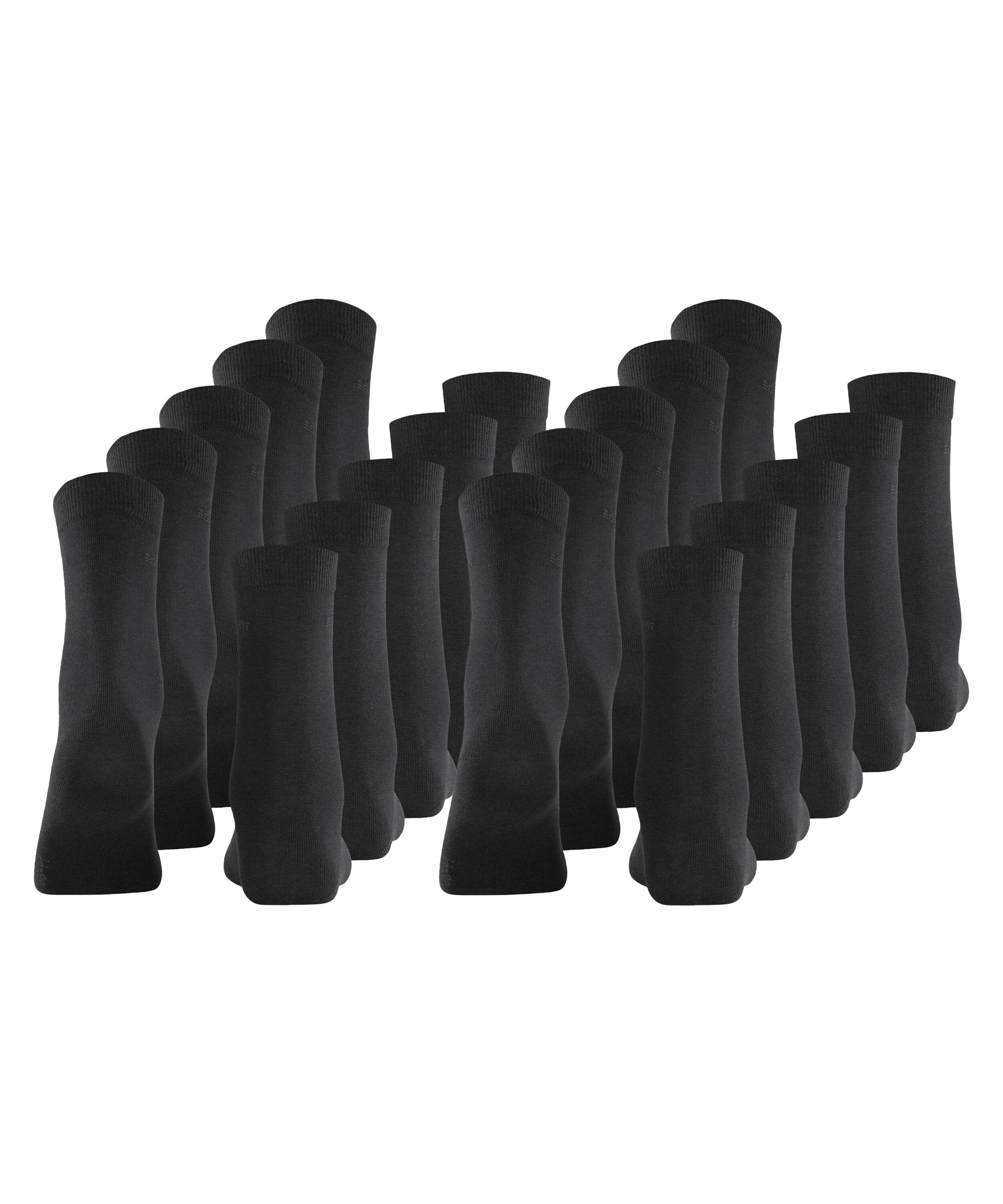 (10-Paar) Solid Socken 10-Pack Esprit (3080) anthra.mel