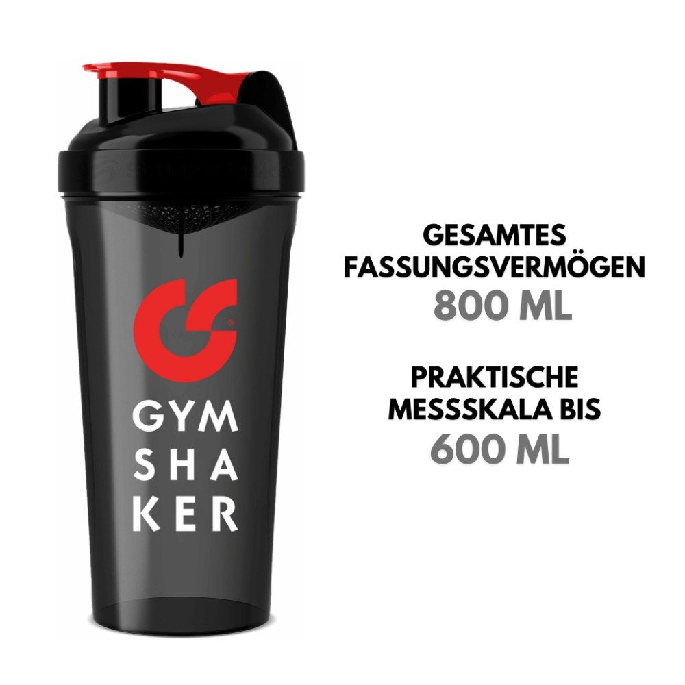 GYMSHAKER Protein Shaker - Trinkflasche für Fitness, Sport, Bodybuilding & Muskelaufbau
