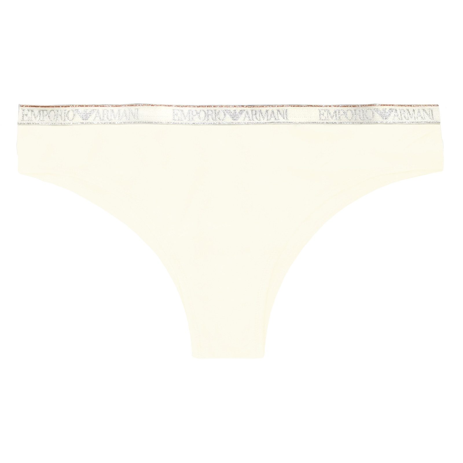 Emporio Armani Brasilslip 2er Pack Brazilian Slip (2-St) mit elastischem Logobund in metallischem Glanz