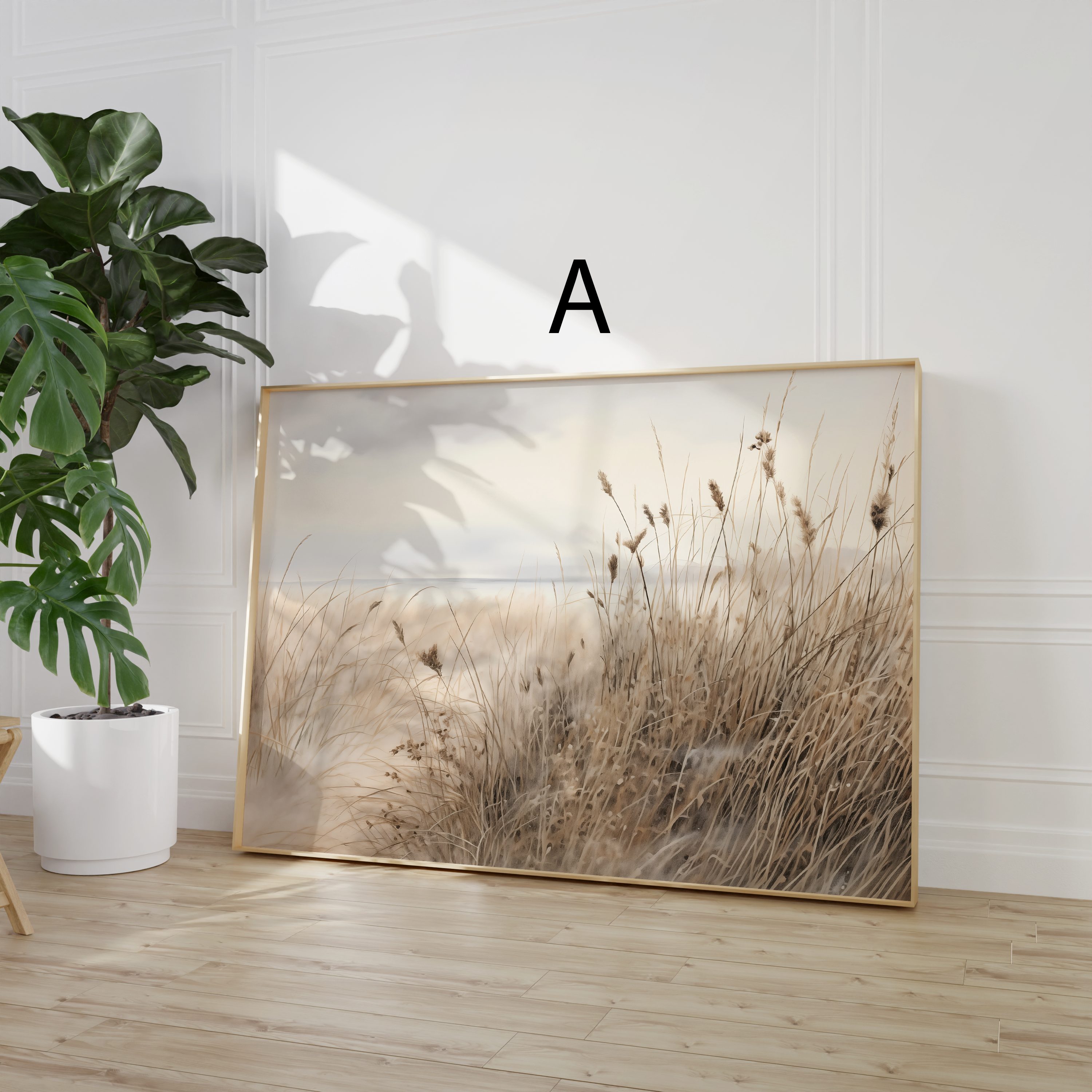 JUSTGOODMOOD Poster Vintage Landschaft Geschenkidee Wald und Meereslandschaften Dekoprint, D (1 St)