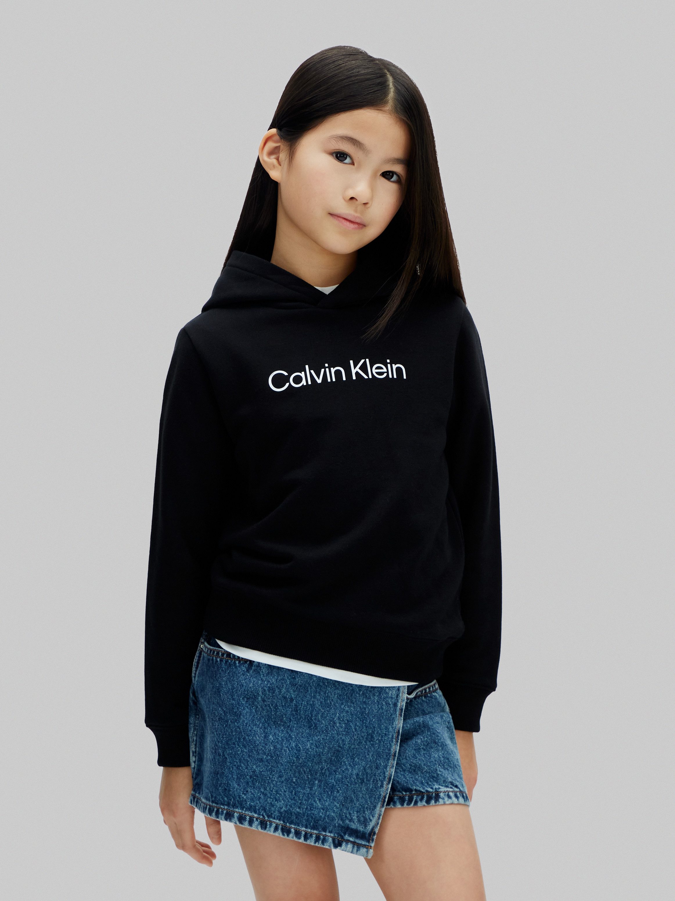 Calvin Klein Jeans Kapuzensweatshirt LOGO HOODIE Regular fit für Kinder, mit Logoschriftzug