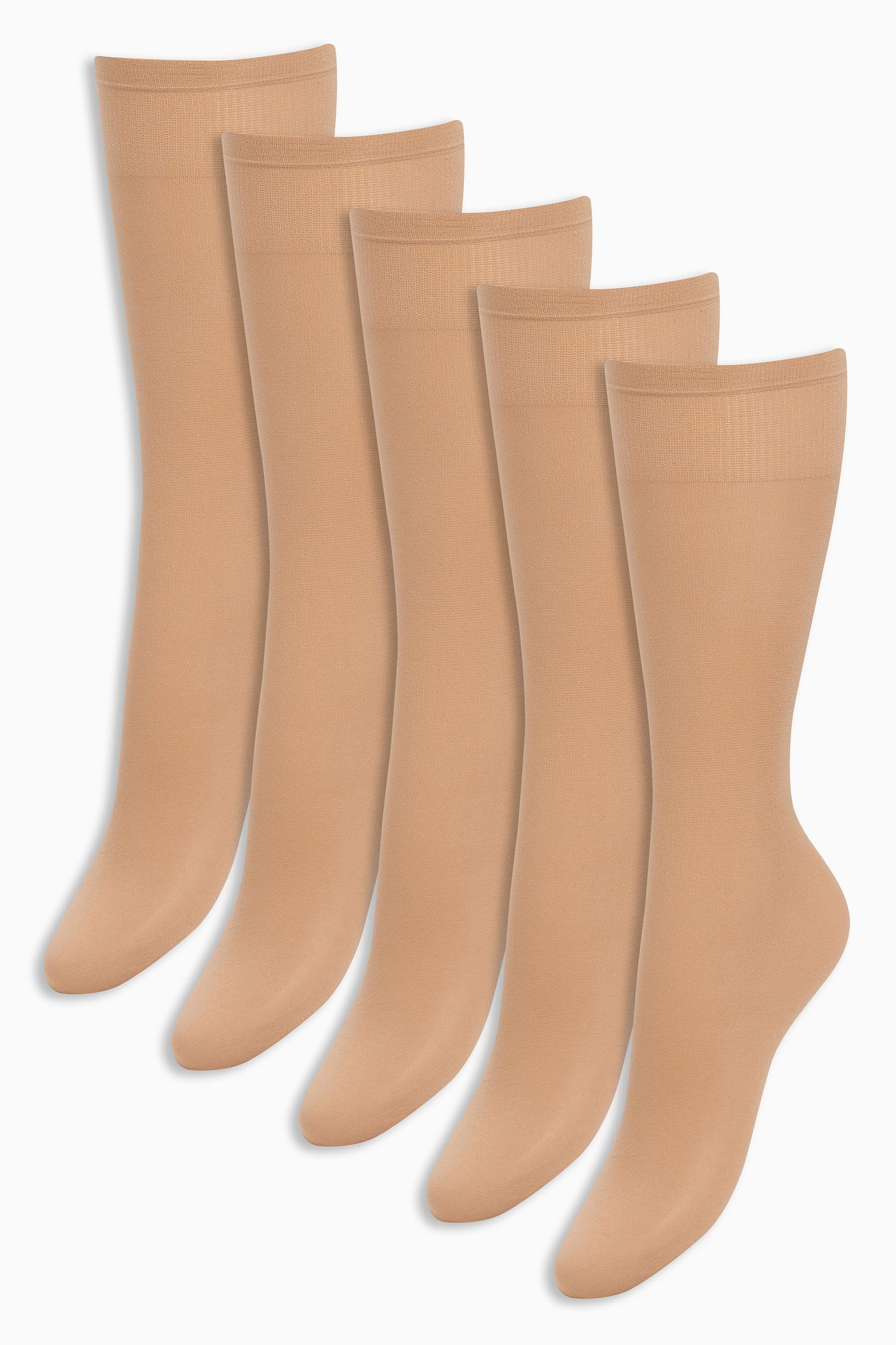 Kniestrümpfe Kniestrümpfe, 5er-Pack
