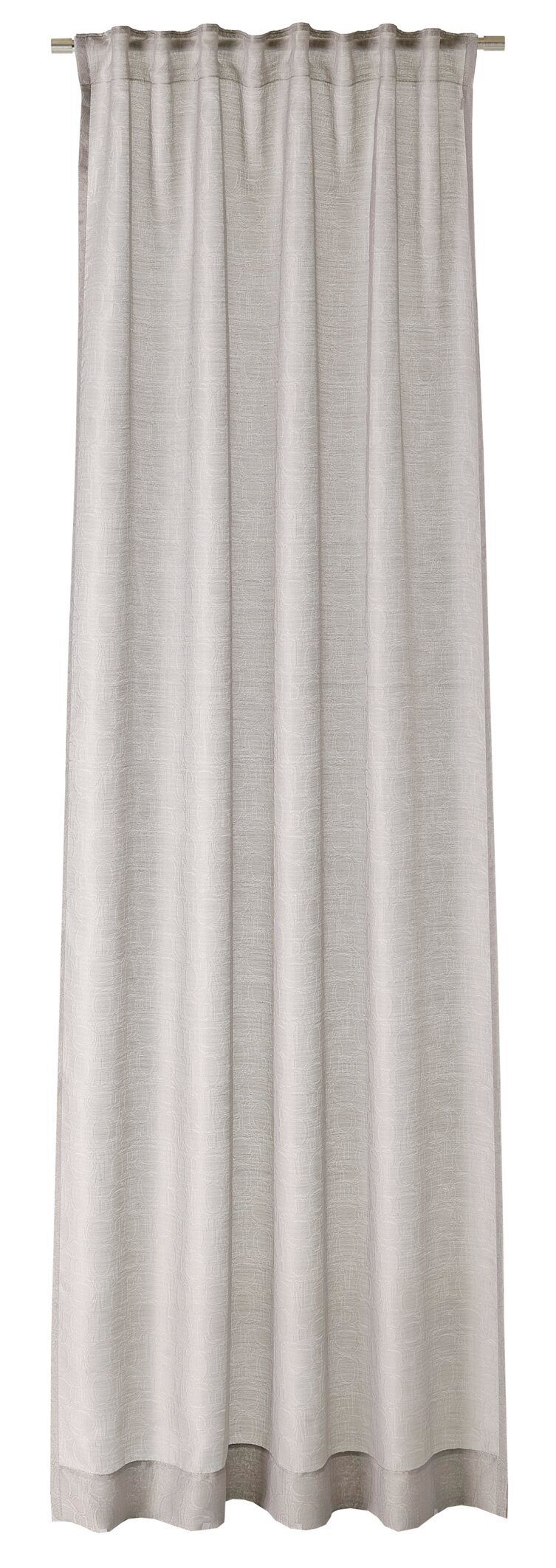 JOOP! Gardine JOOP! LIVING - ORNAMENT ALLOVER Fertiggardine (1 St), transparent, Textil