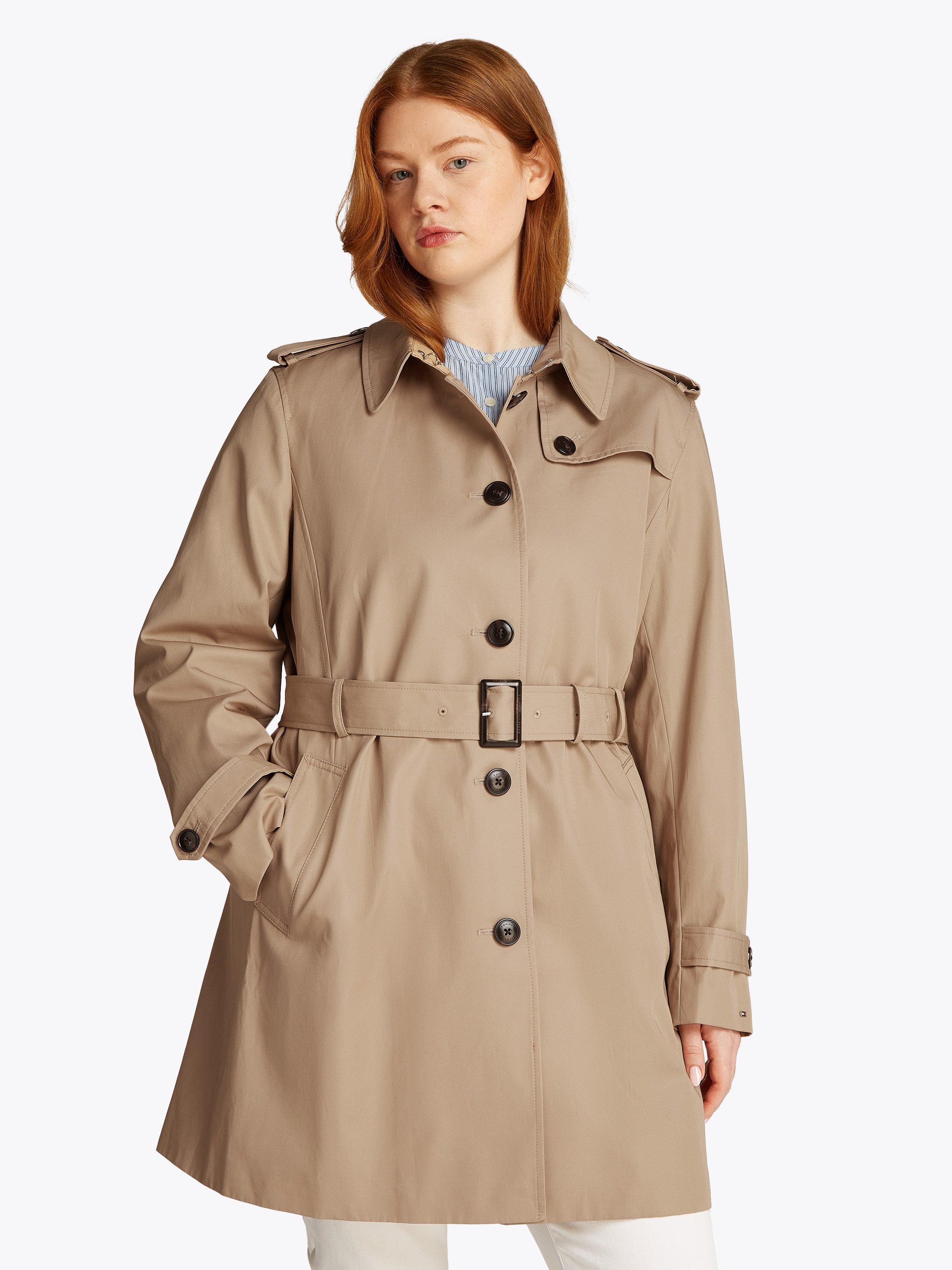 Tommy Hilfiger Curve Trenchcoat CRV HERITAGE günstig online kaufen