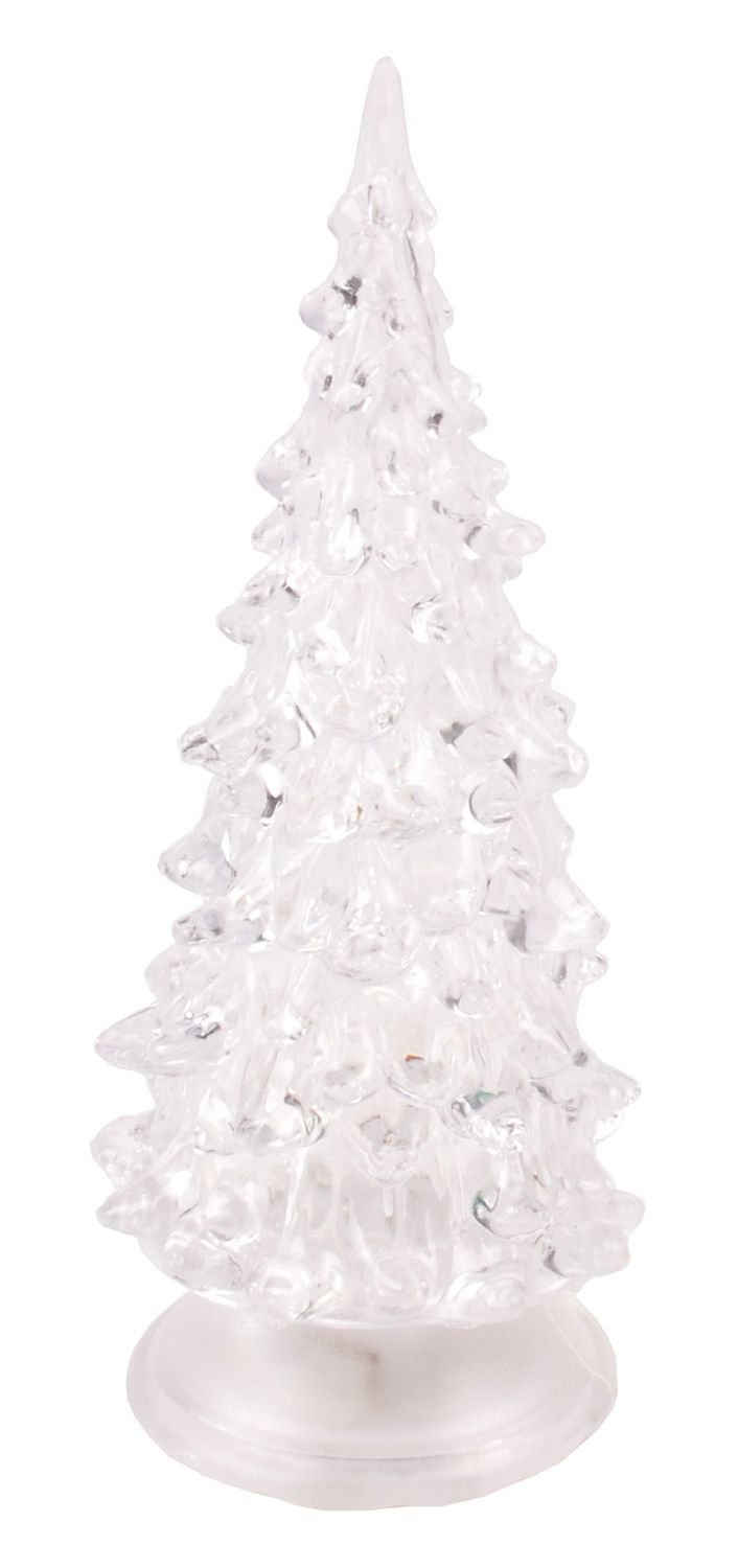 BURI Künstlicher Weihnachtsbaum LED Tannenbaum mit Farbwechsler 14cm Winterdeko Weihnachtsbaum Leuchtt