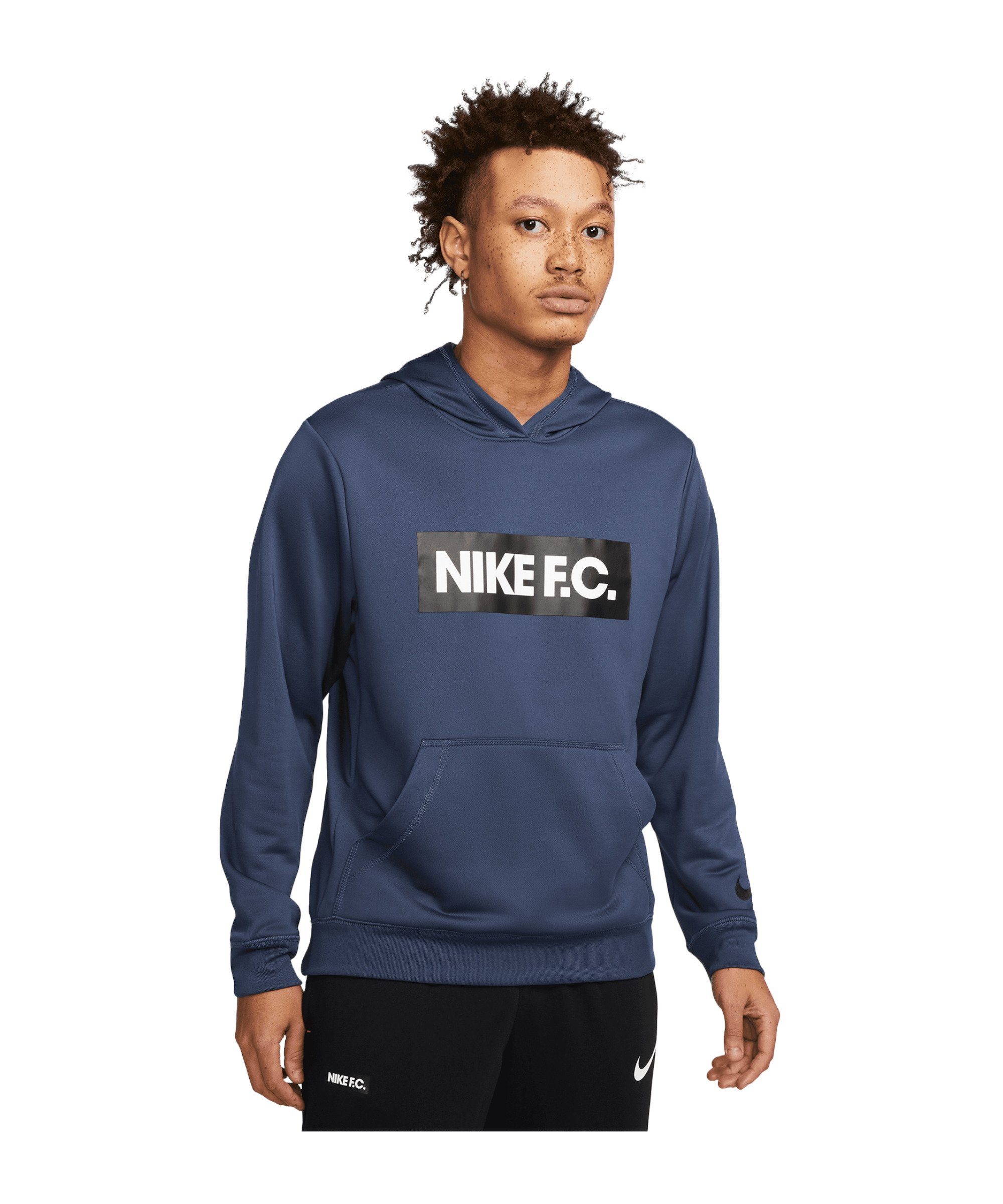 Nike Sportswear Sweatshirt F.C. Fleece Hoody blau