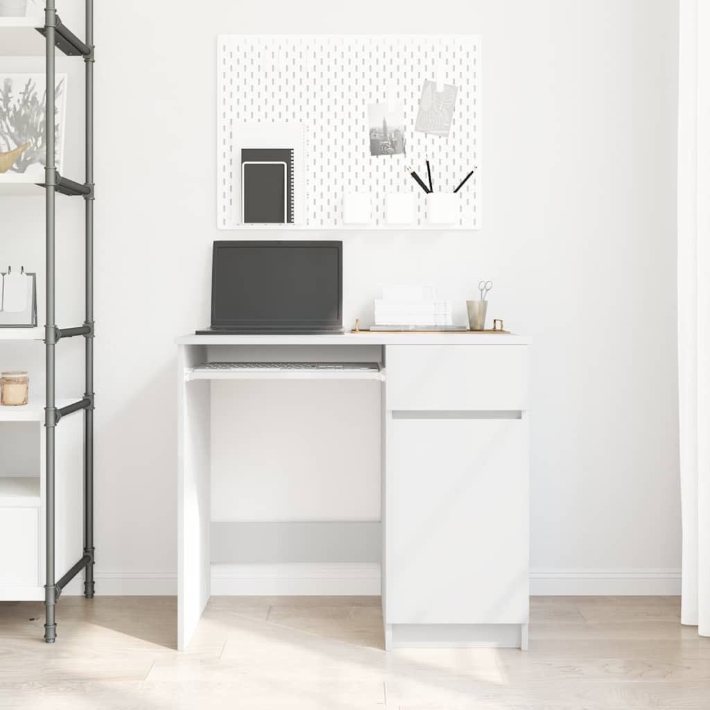 vidaXL Schreibtisch Schreibtisch Weiß 86x49x76 cm Holzwerkstoff günstig online kaufen