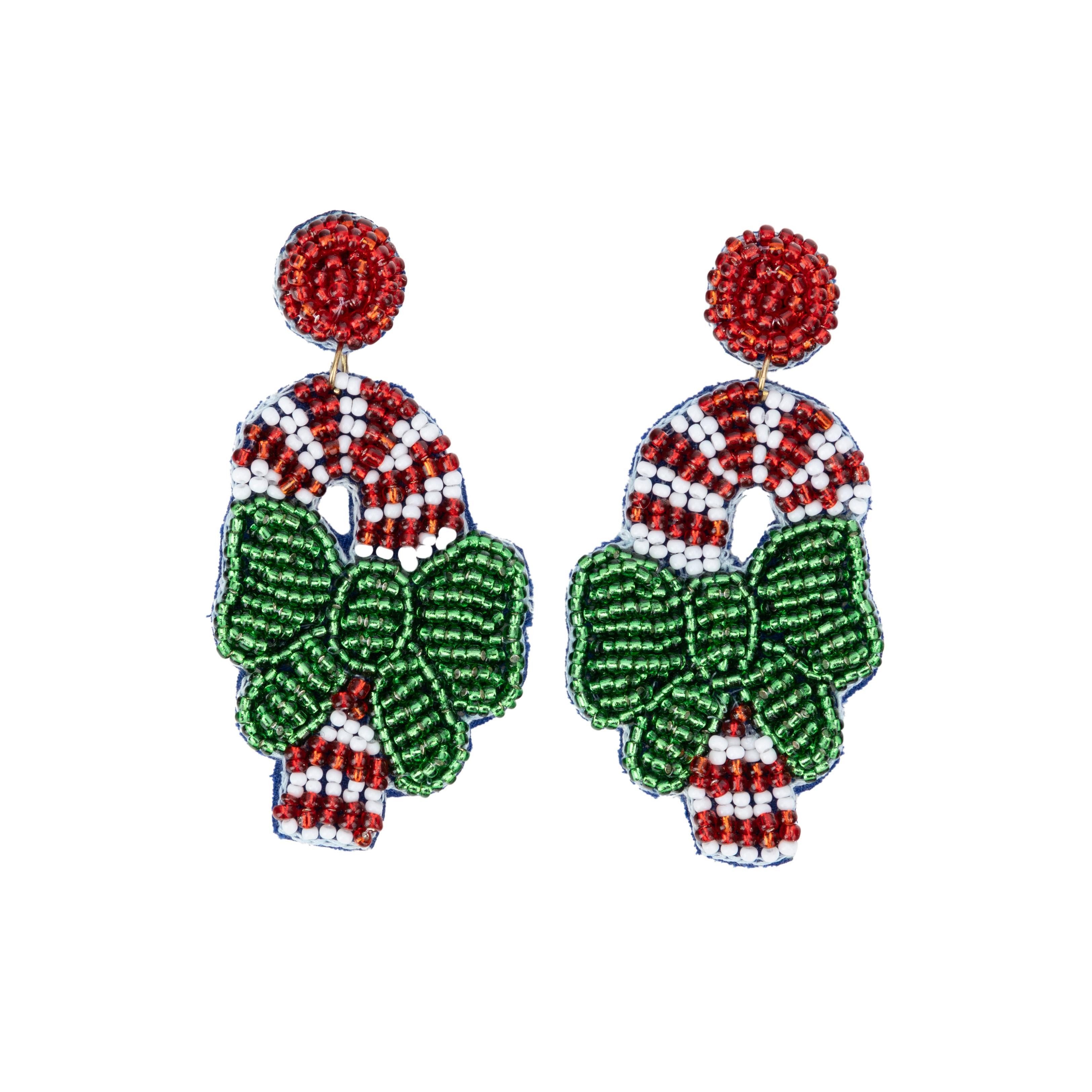 El Puente Paar Ohrstecker Ohrstecker "Zuckerstangen", Handmade, Handmade