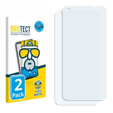 BROTECT Full-Screen Schutzfolie für Nothing Phone (1) (case-friendly), Displayschutzfolie, 2 Stück, 3D Curved matt entspiegelt Full-Screen Anti-Reflex