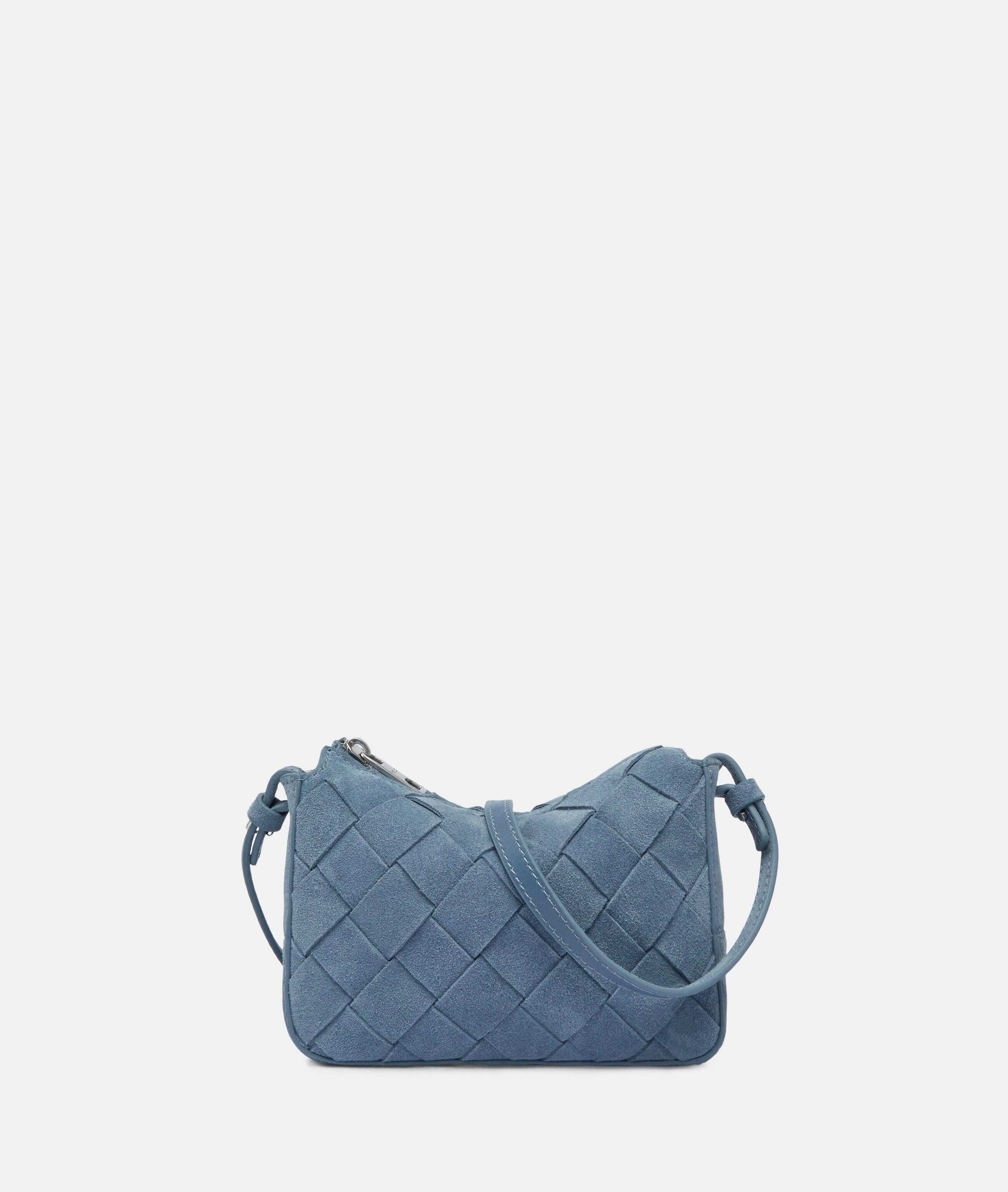 Liebeskind Berlin Umhängetasche Sky II Crossbody XS, Kleine Umhängetasche aus Veloursleder