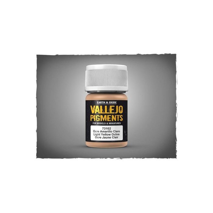 Vallejo Acrylfarbe VAL-73.102 - Pigments - Light Yellow Ocre 35 ml