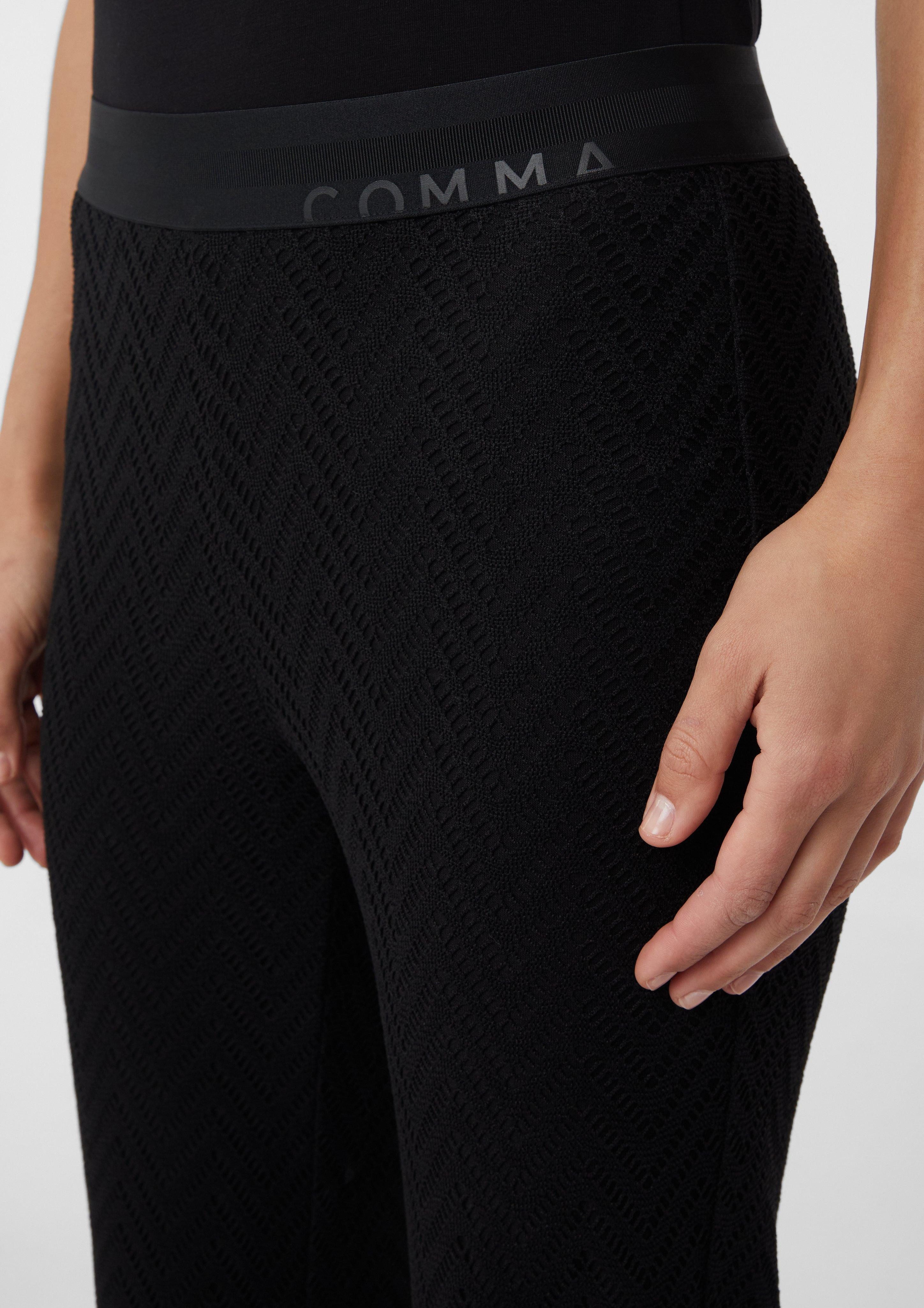 Comma 7/8-Hose Straight Leg-Hose aus Viskosemix günstig online kaufen